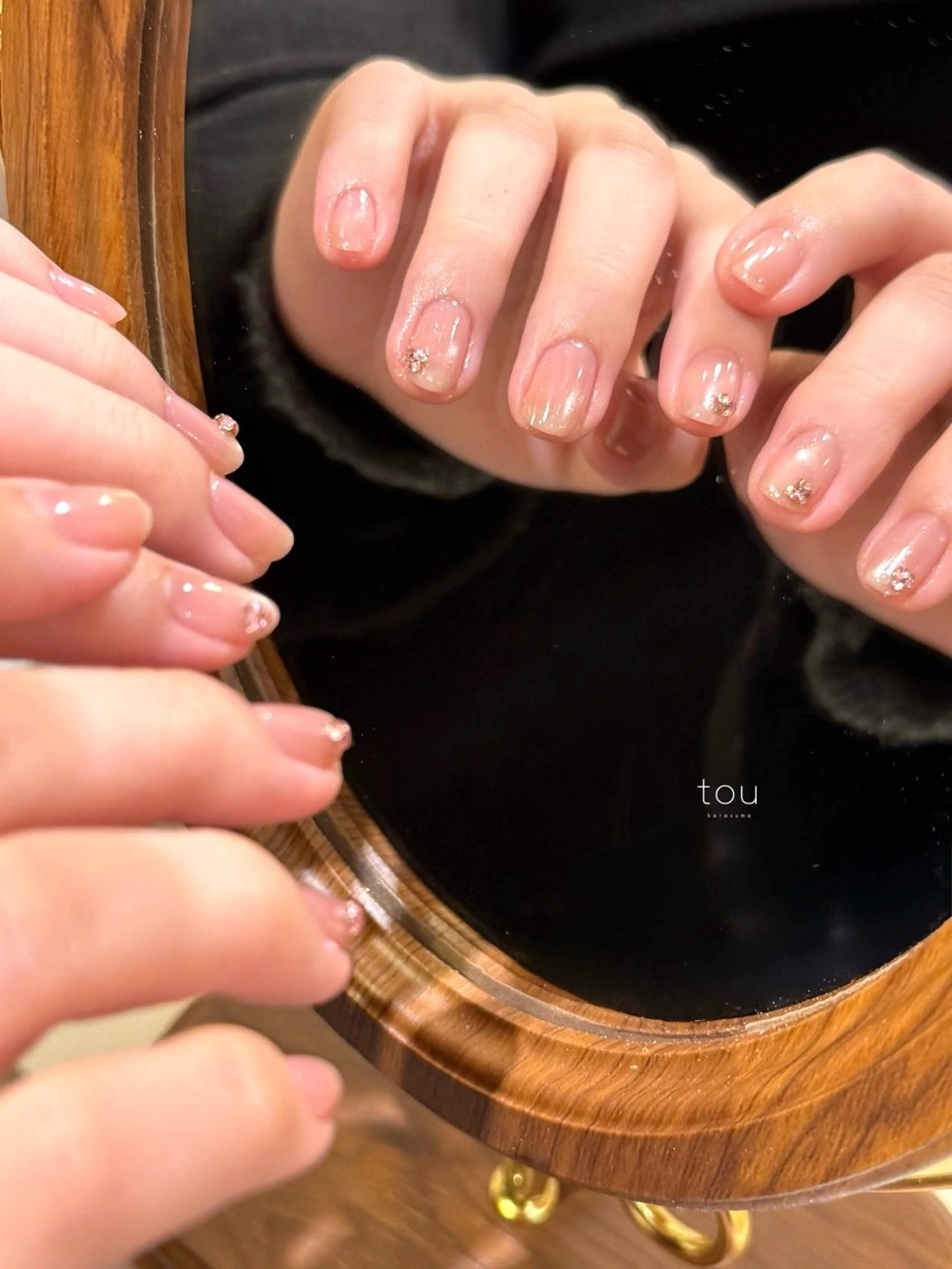 ネイル マグネットネイル ハンドネイル tou_kyoto kiyokaのネイルデザイン