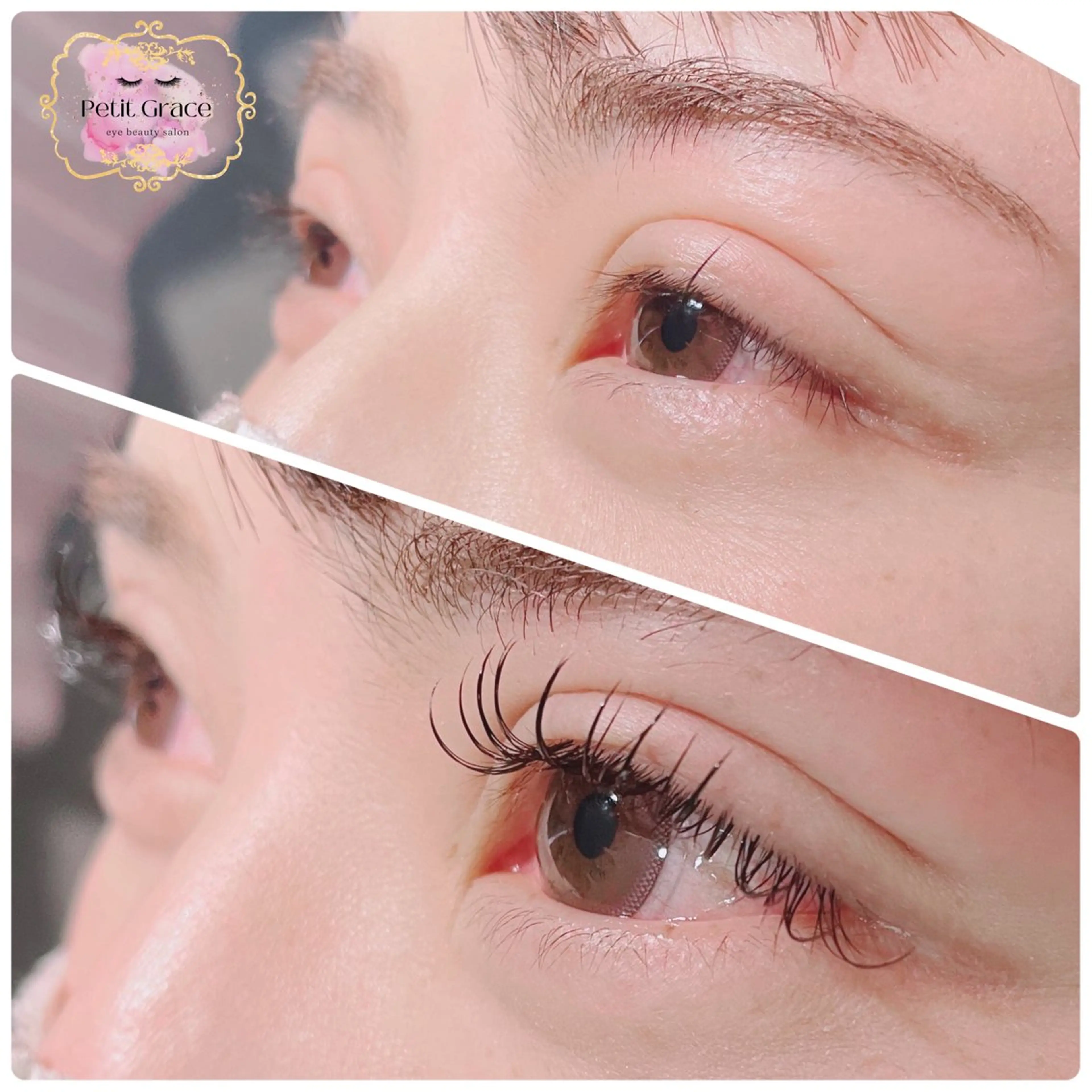 マツエク・マツパ フラットラッシュ Petit graceのマツエク・マツパデザイン