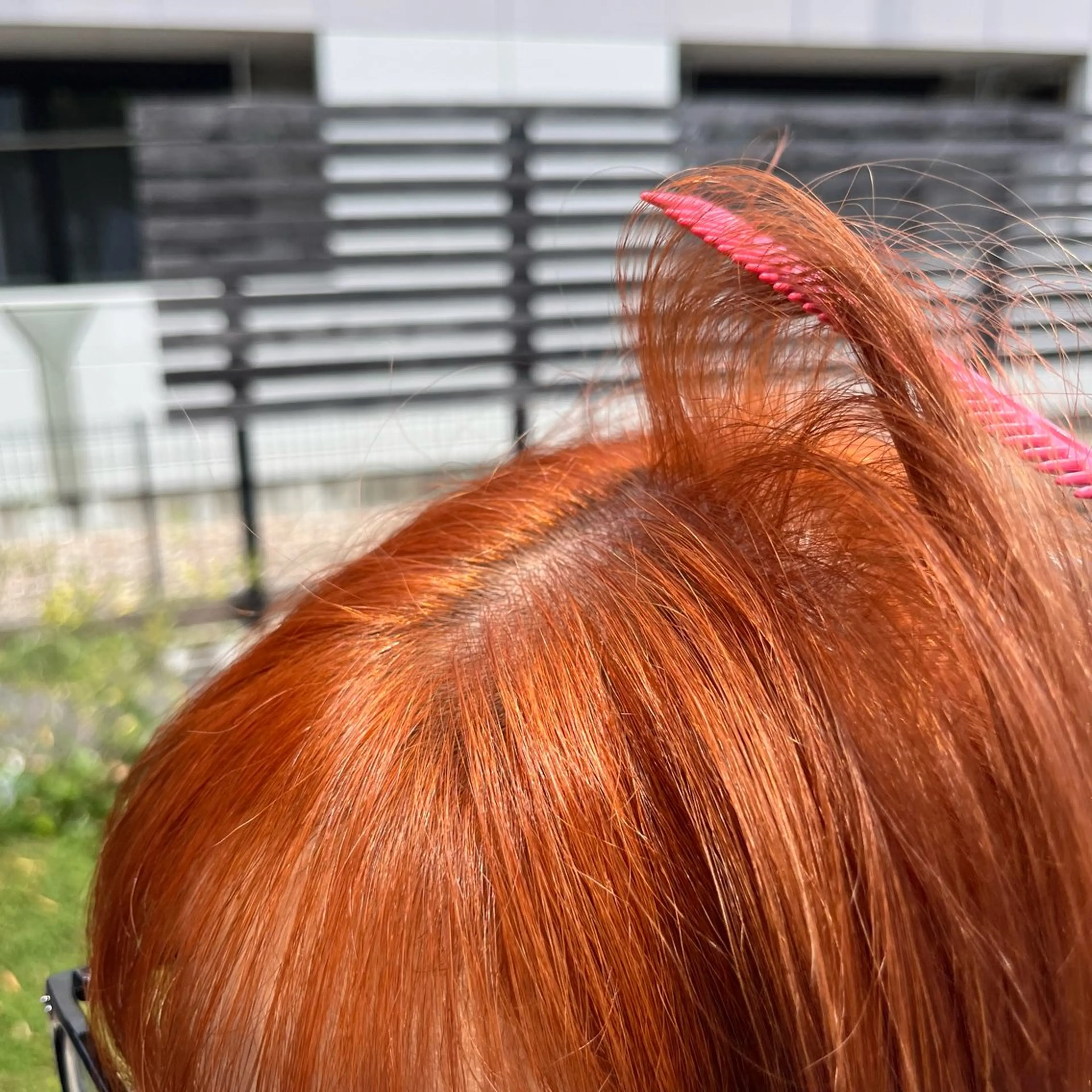 カラー オレンジ 中村 友香のヘアスタイル