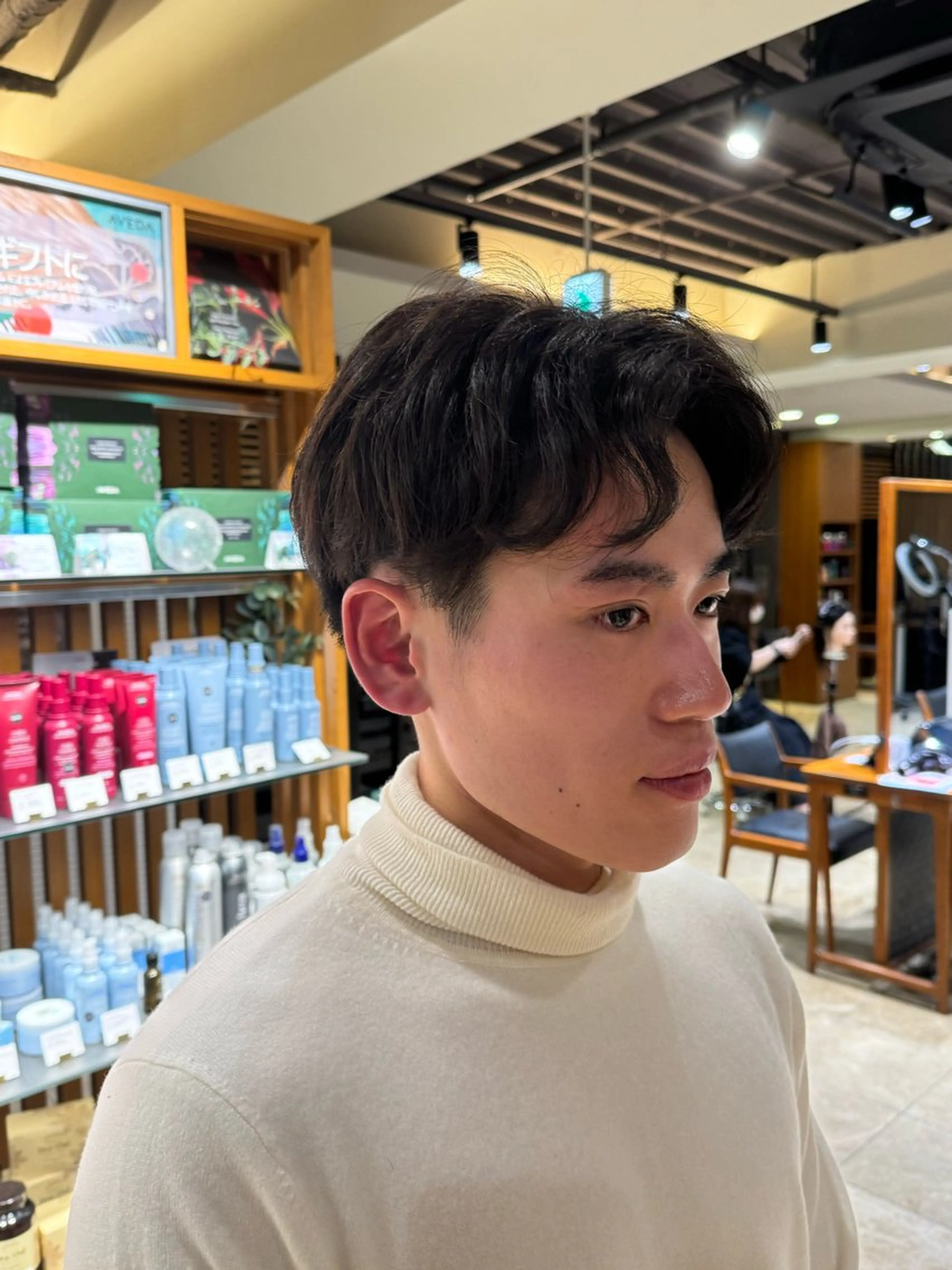 パーマ メンズ 小林 大輝のヘアスタイル
