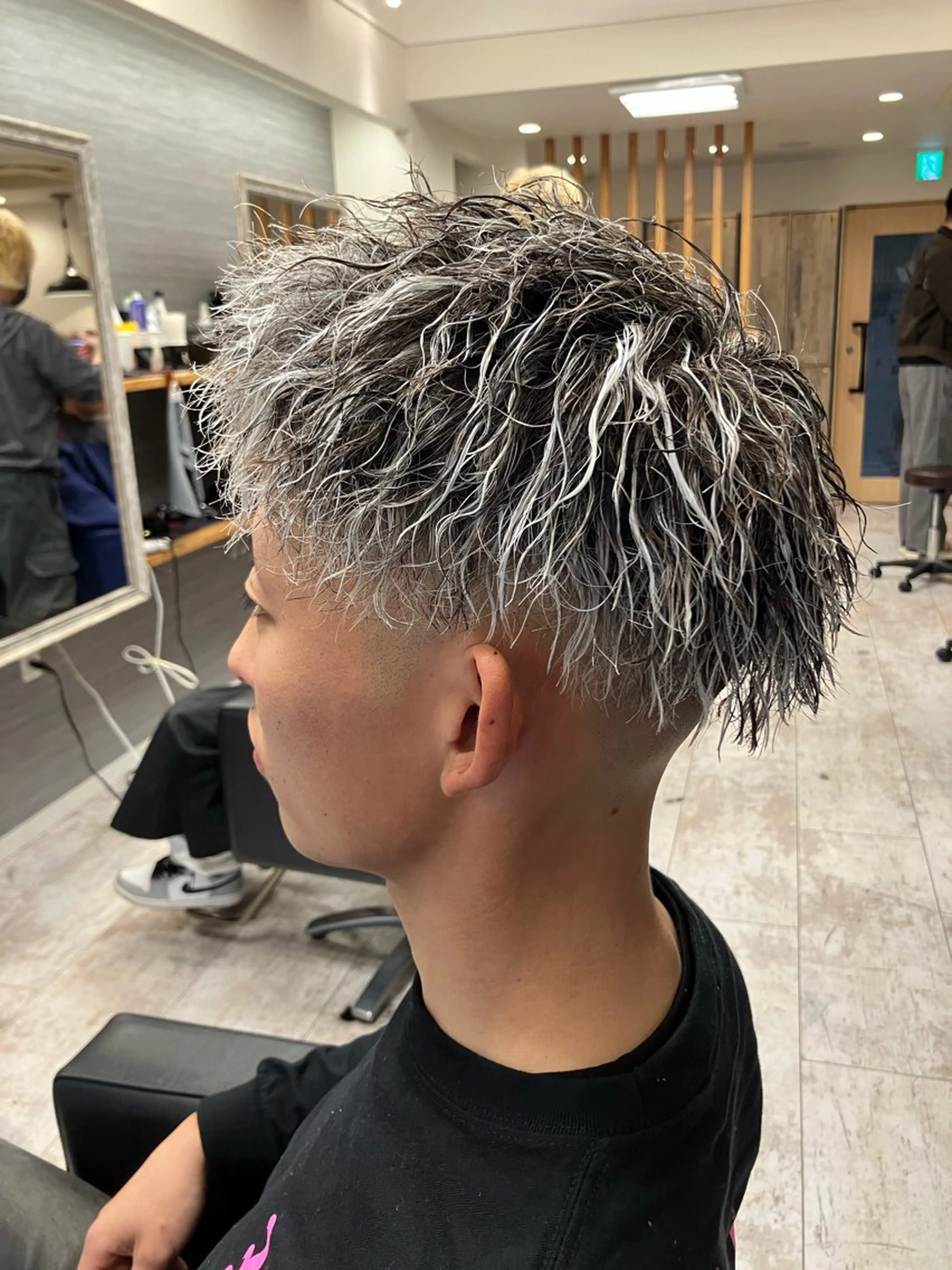 パーマ メンズ カット ヘアカラー パーマ men's salon magic関目店所属・メンズ特化/パーマ/ フェードWATARUのヘアスタイル