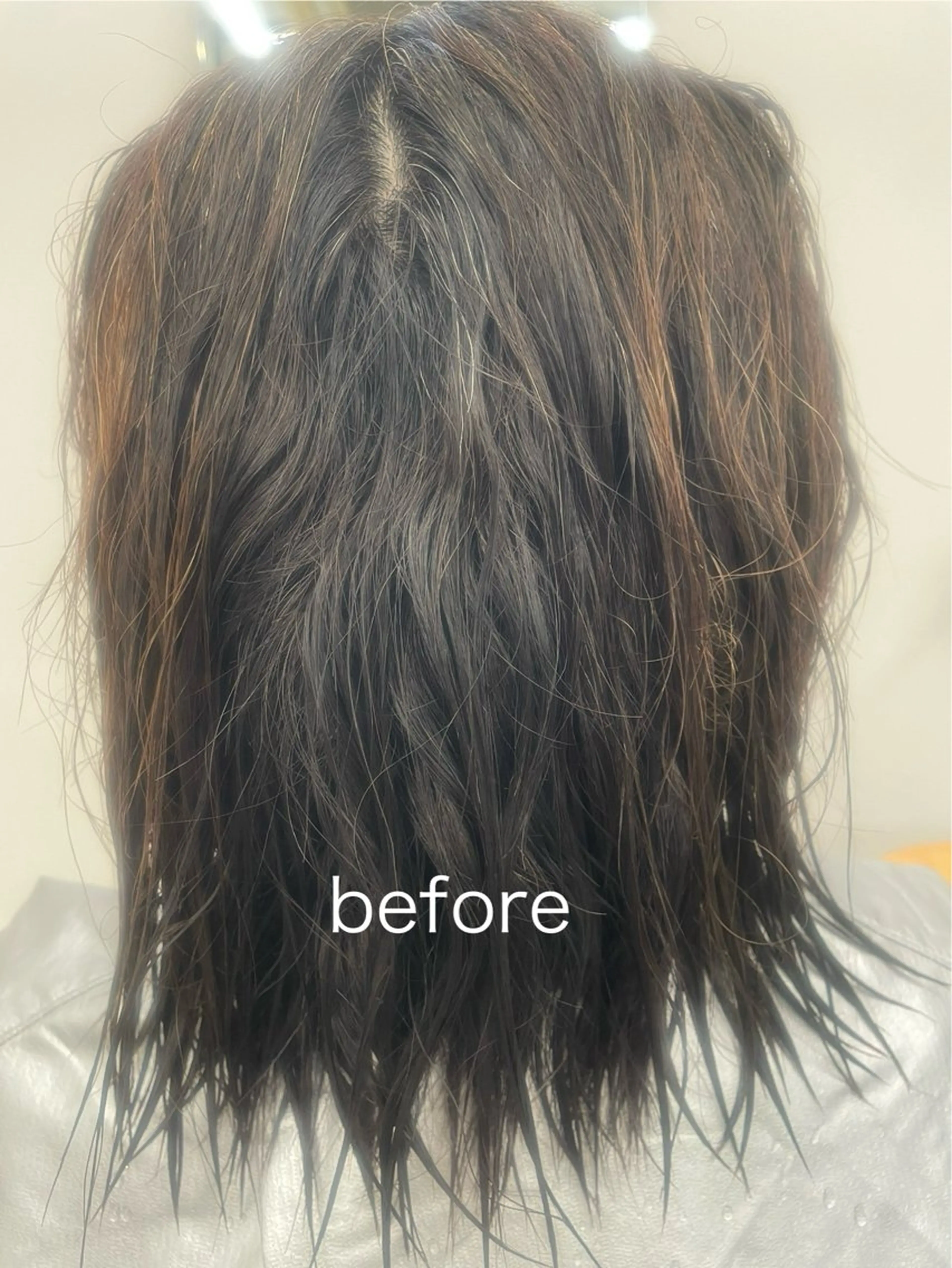 ミディアム 縮毛矯正 あゆみ 🍀のヘアスタイル