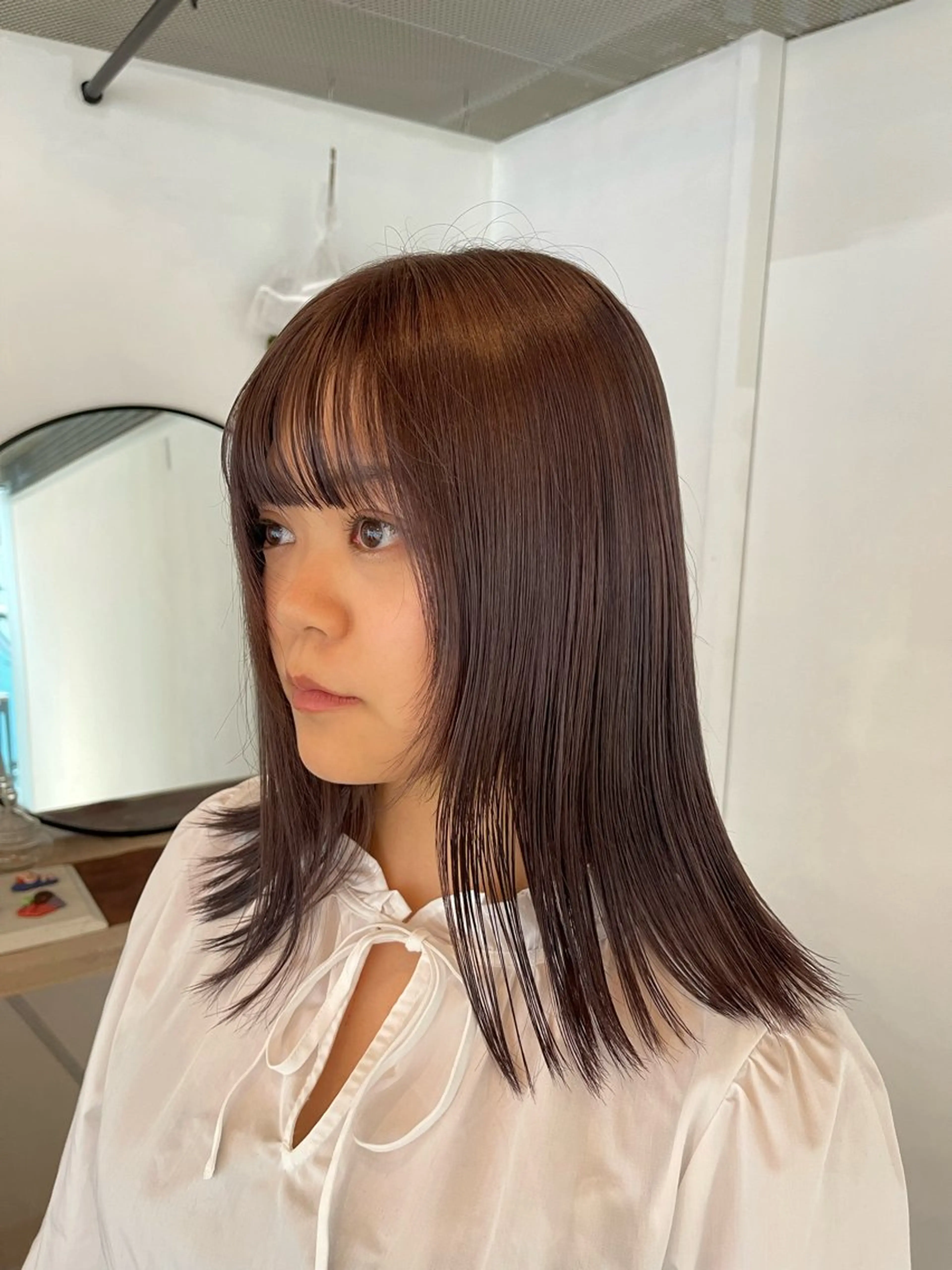 ミディアム ボブ/レイヤー /河内温太のヘアスタイル