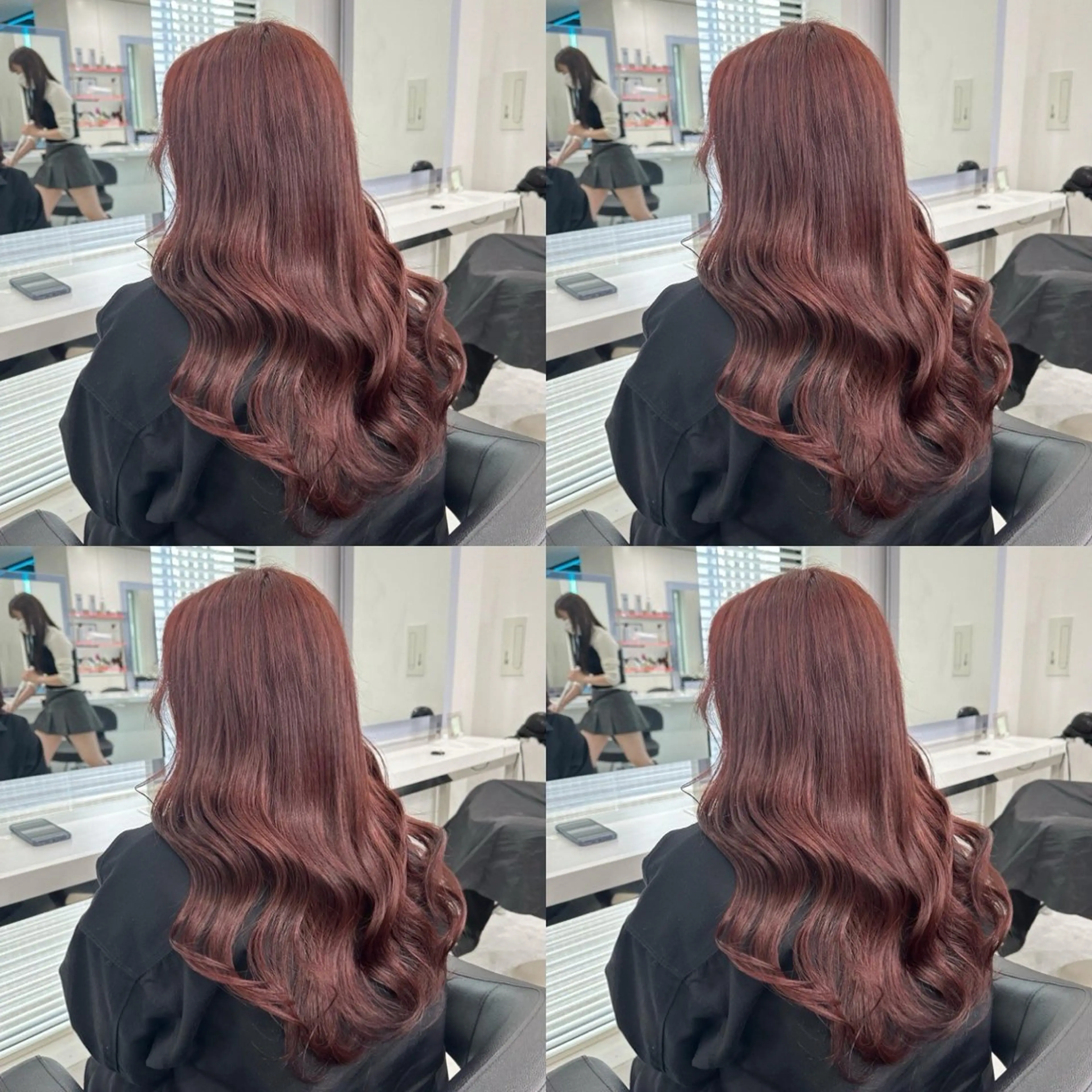 カラー レッドカラー ヘアカラー トリートメント ヘッドスパ ヘアセット 💖SAE💖 銀座美容師のヘアスタイル