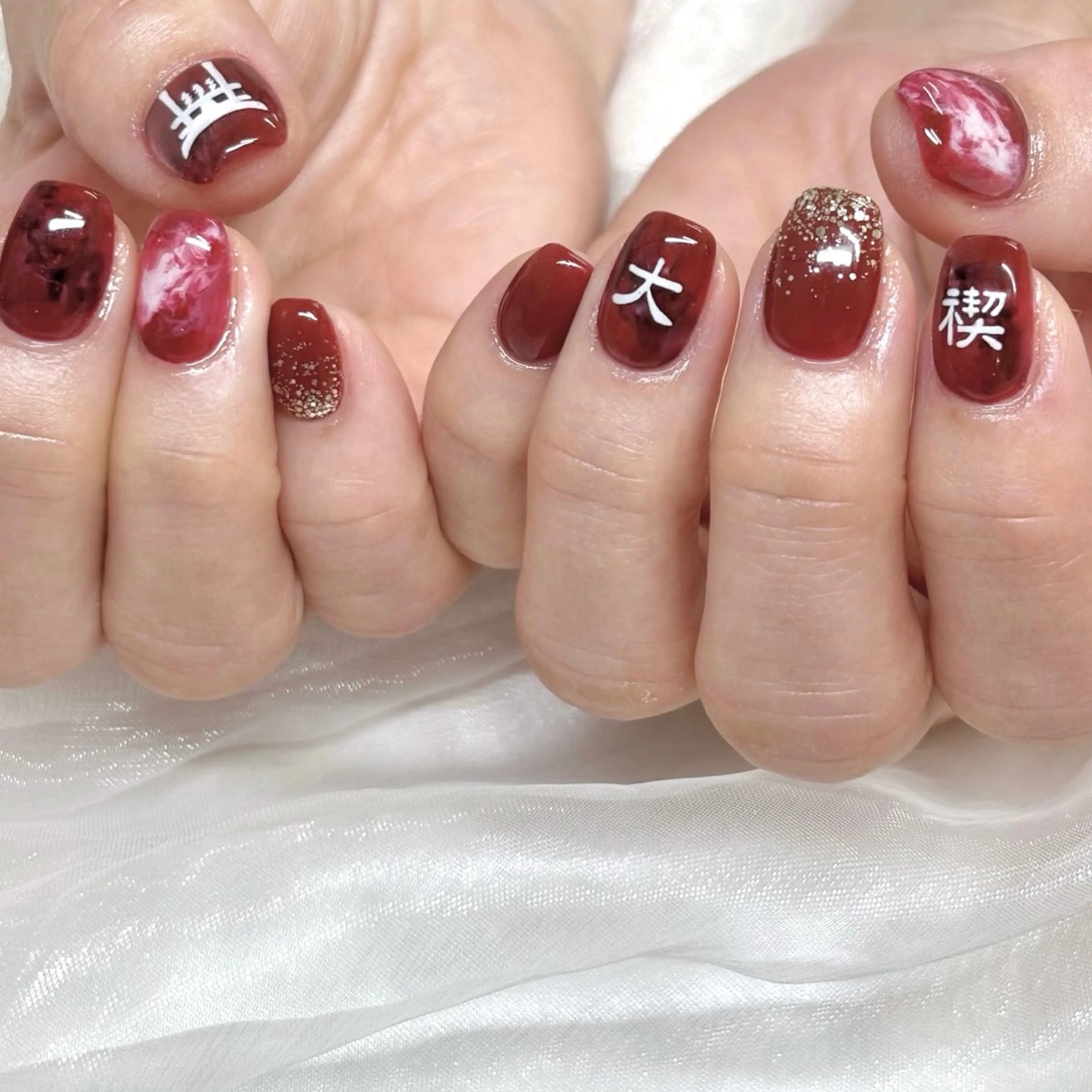 ネイル ネイルエルーシェ所属・Manatsu🌻 立川ネイリストのネイルデザイン