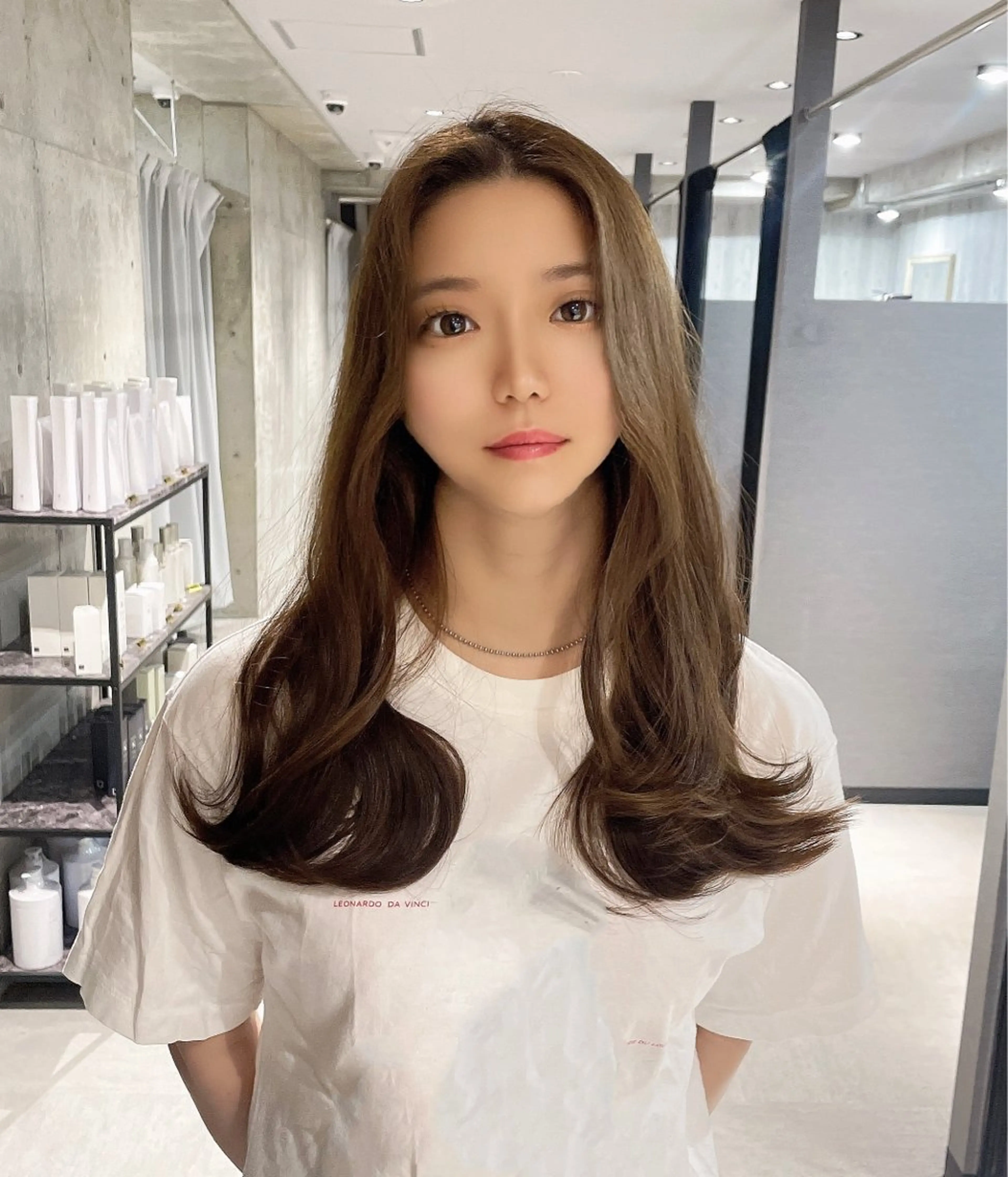 ロング a .のヘアスタイル