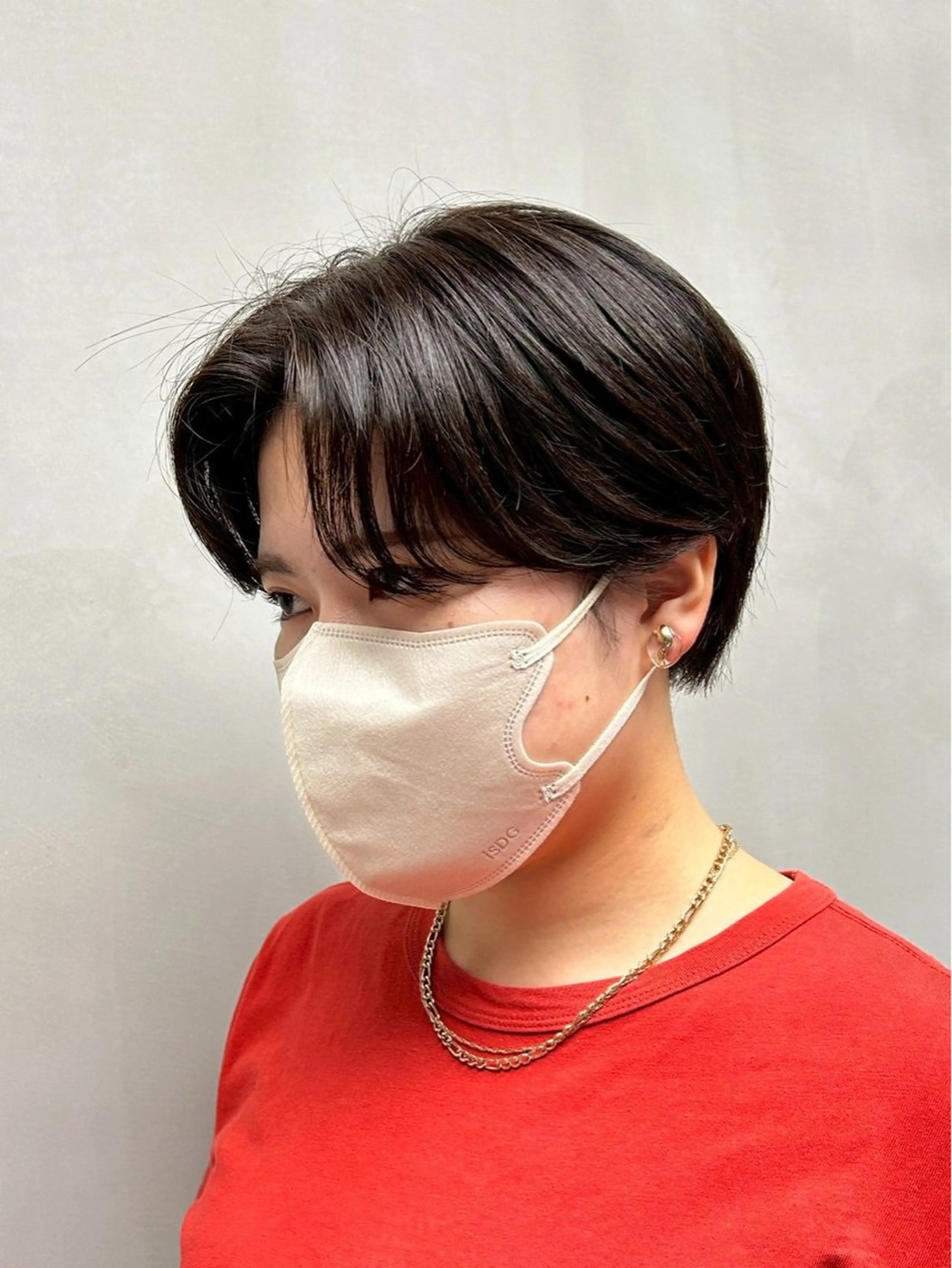 ショート 学生 ショートヘア 横田 七美のヘアスタイル