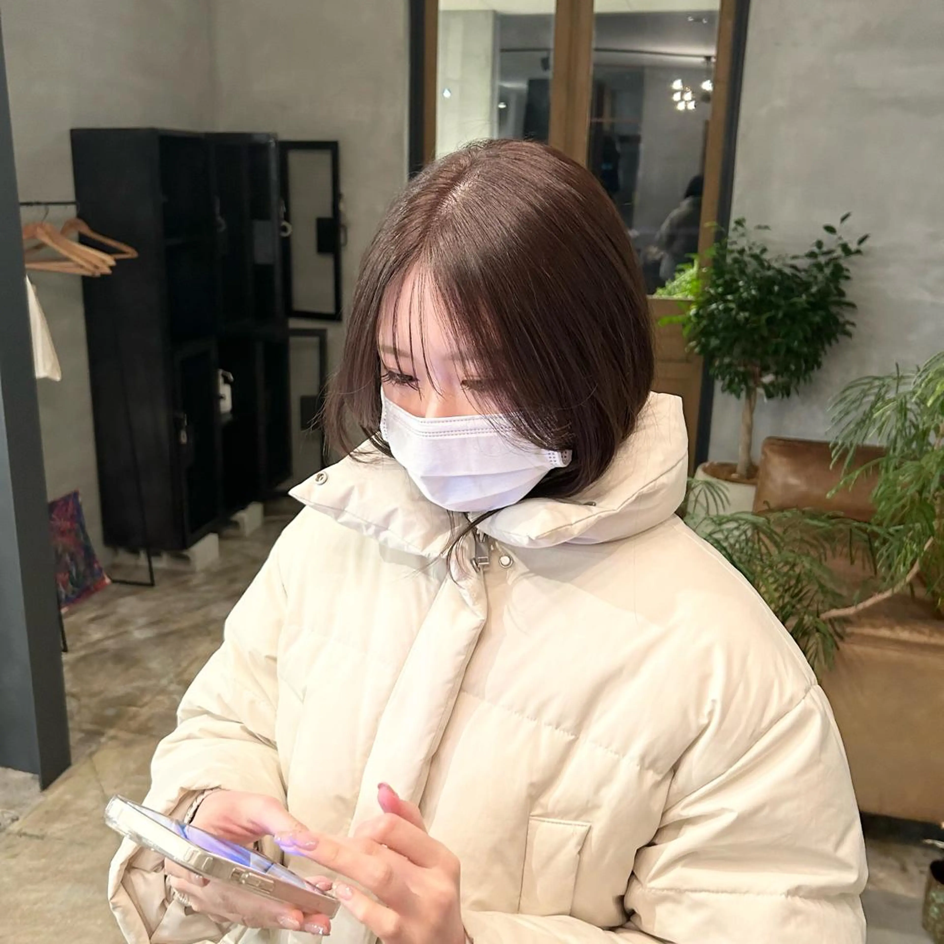 カット+ワンカラー+トリートメント3種類《最上級ケア🚿✨》の写真