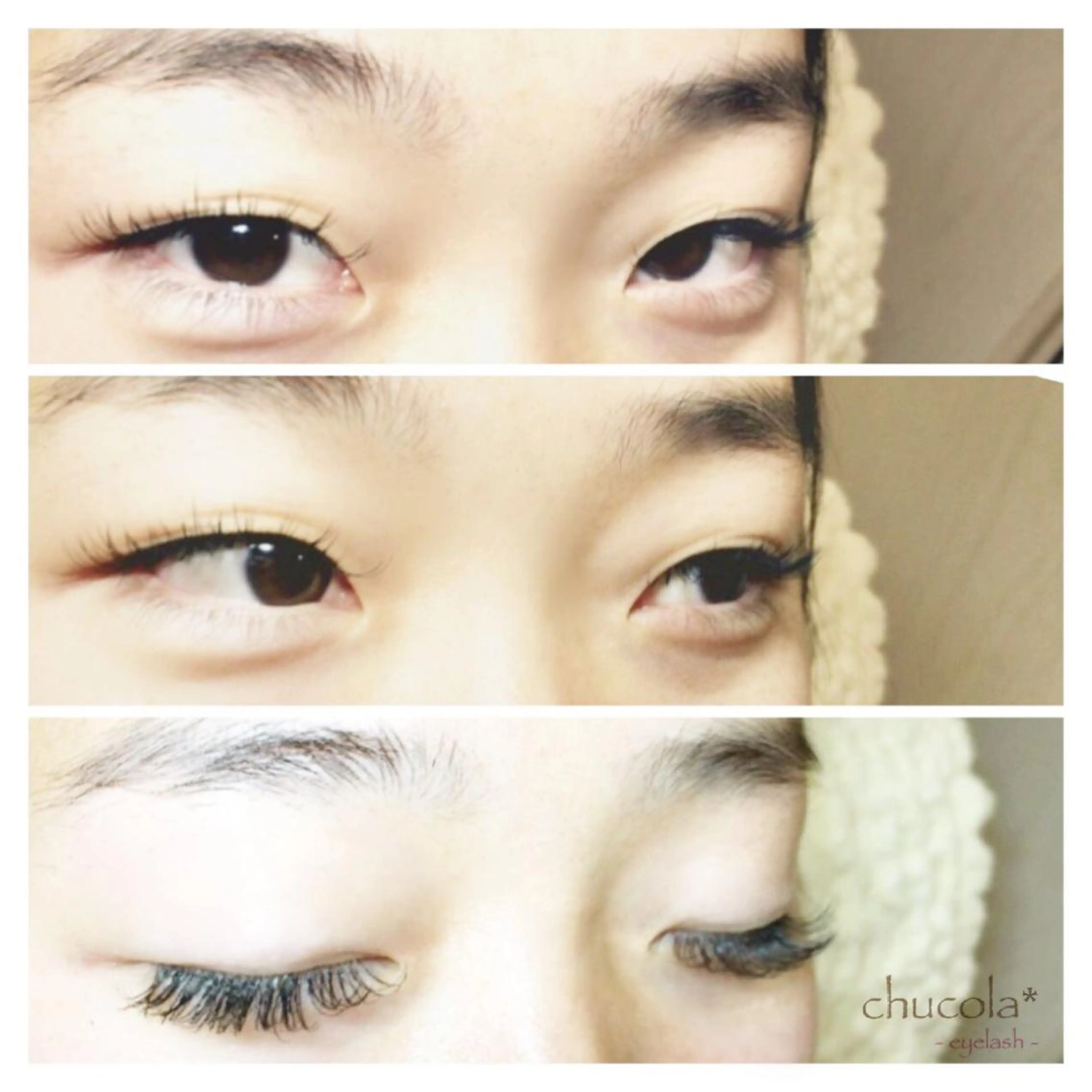 マツエク・マツパ Dカール フラットラッシュ ゴージャス ボリュームラッシュ マツエク chucola *のマツエク・マツパデザイン