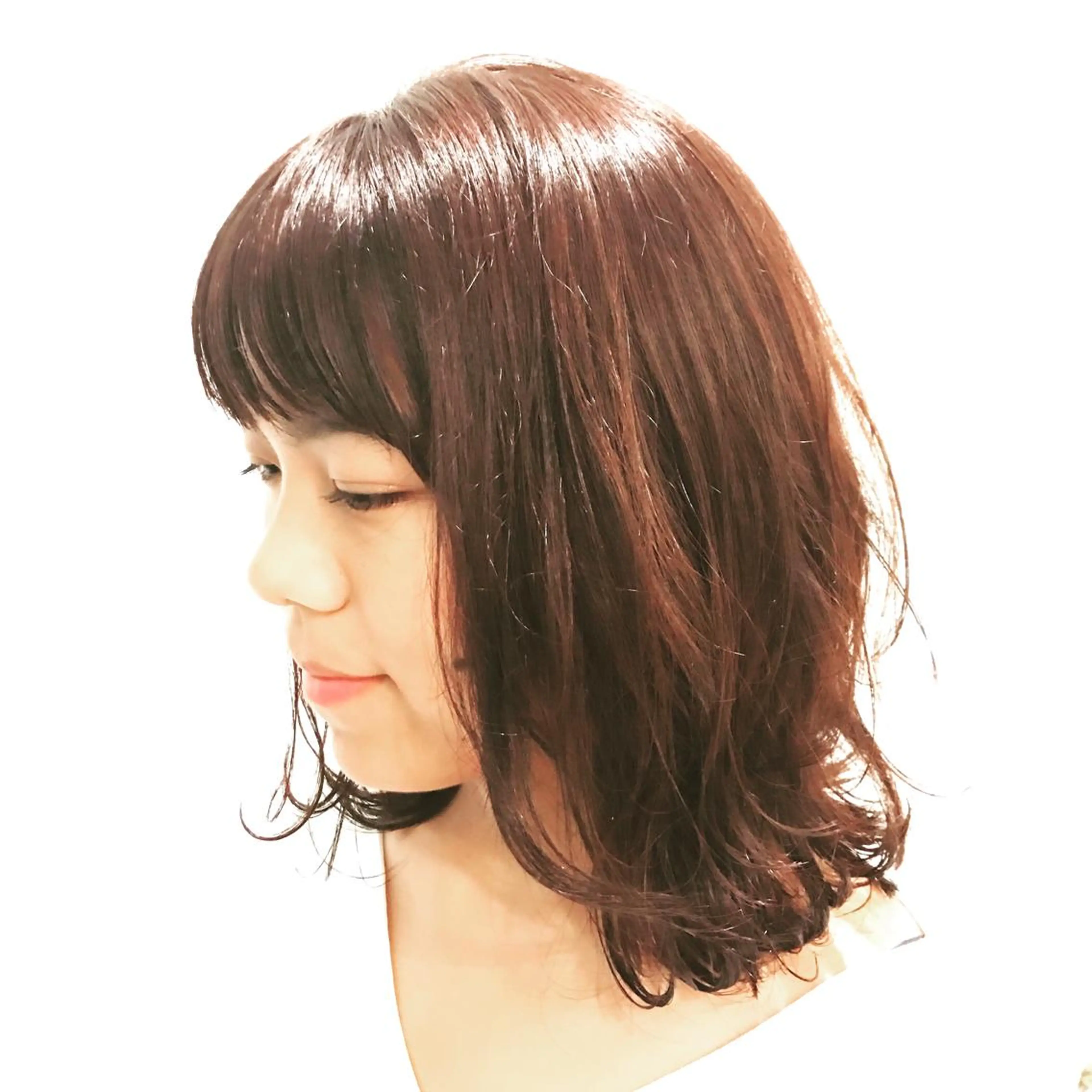 ミディアム 外ハネヘア Oasis GaRDEN 横浜店所属・🌼愛されヘア🌼 篠原優菜のヘアスタイル