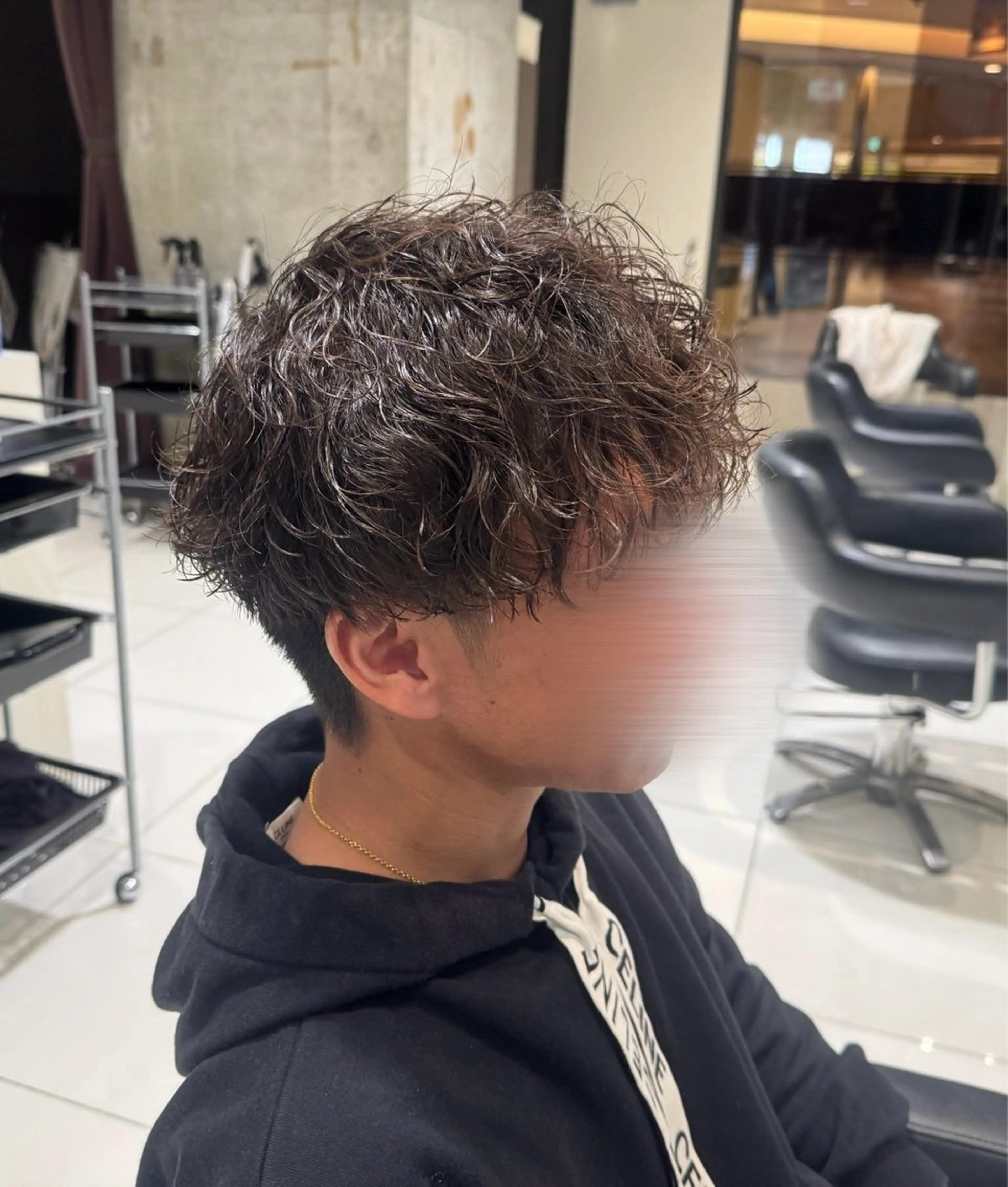 ショート パーマ メンズ カット パーマ トリートメント AVANCE. annaのヘアスタイル