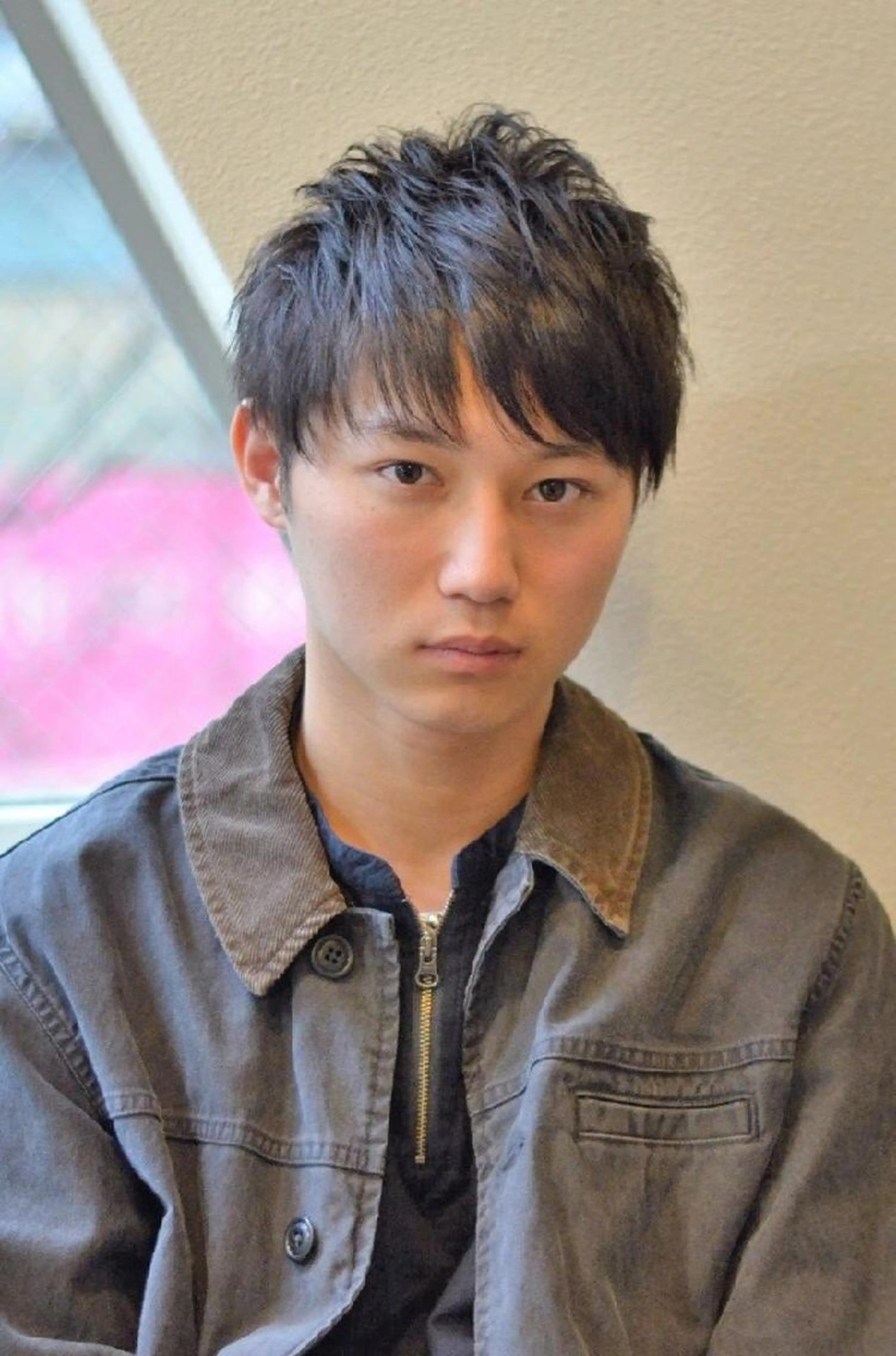 【メンズ】カット+ナチュラル縮毛矯正の写真