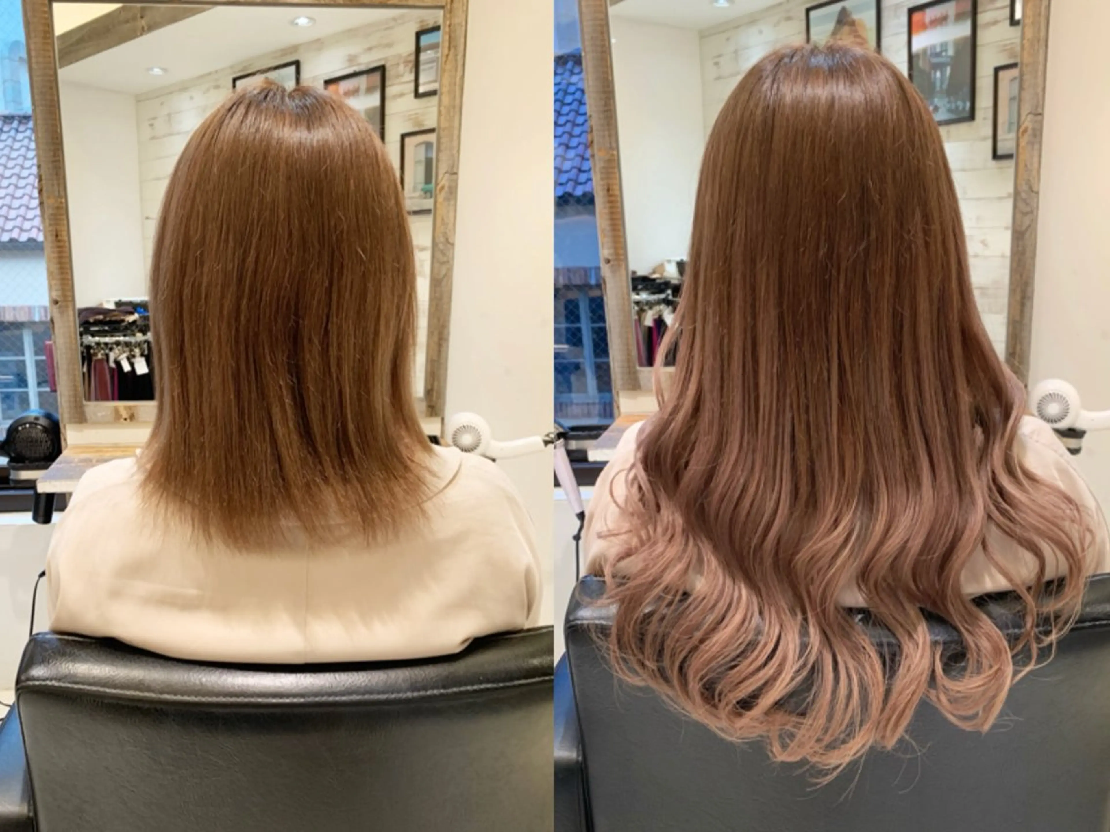 エクステ80本+メンテナンスカット+カラーの写真