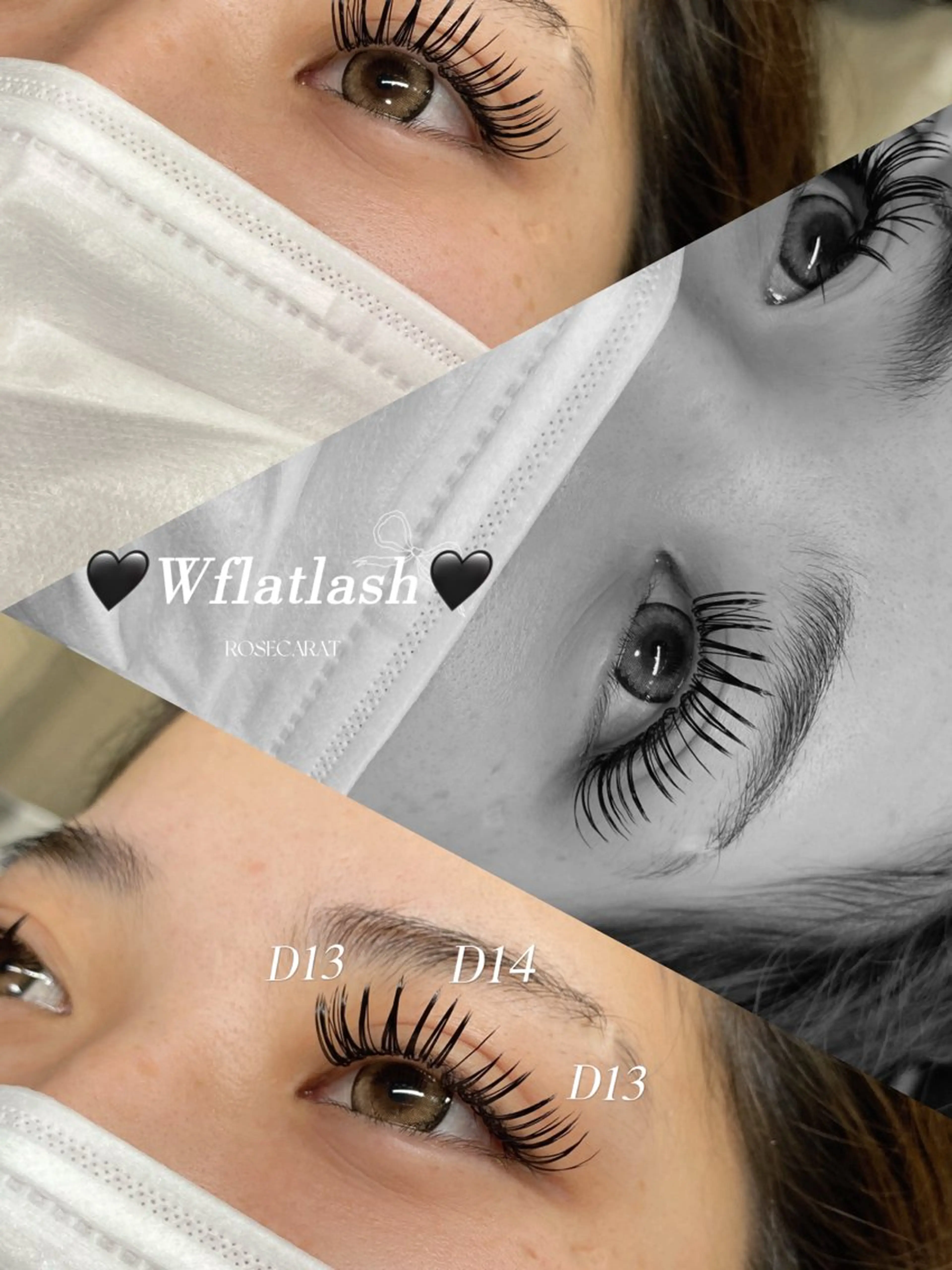 マツエク・マツパ マツエク 🥀𝑹𝑶𝑺𝑬 𝑪𝑨𝑹𝑨𝑻のマツエク・マツパデザイン