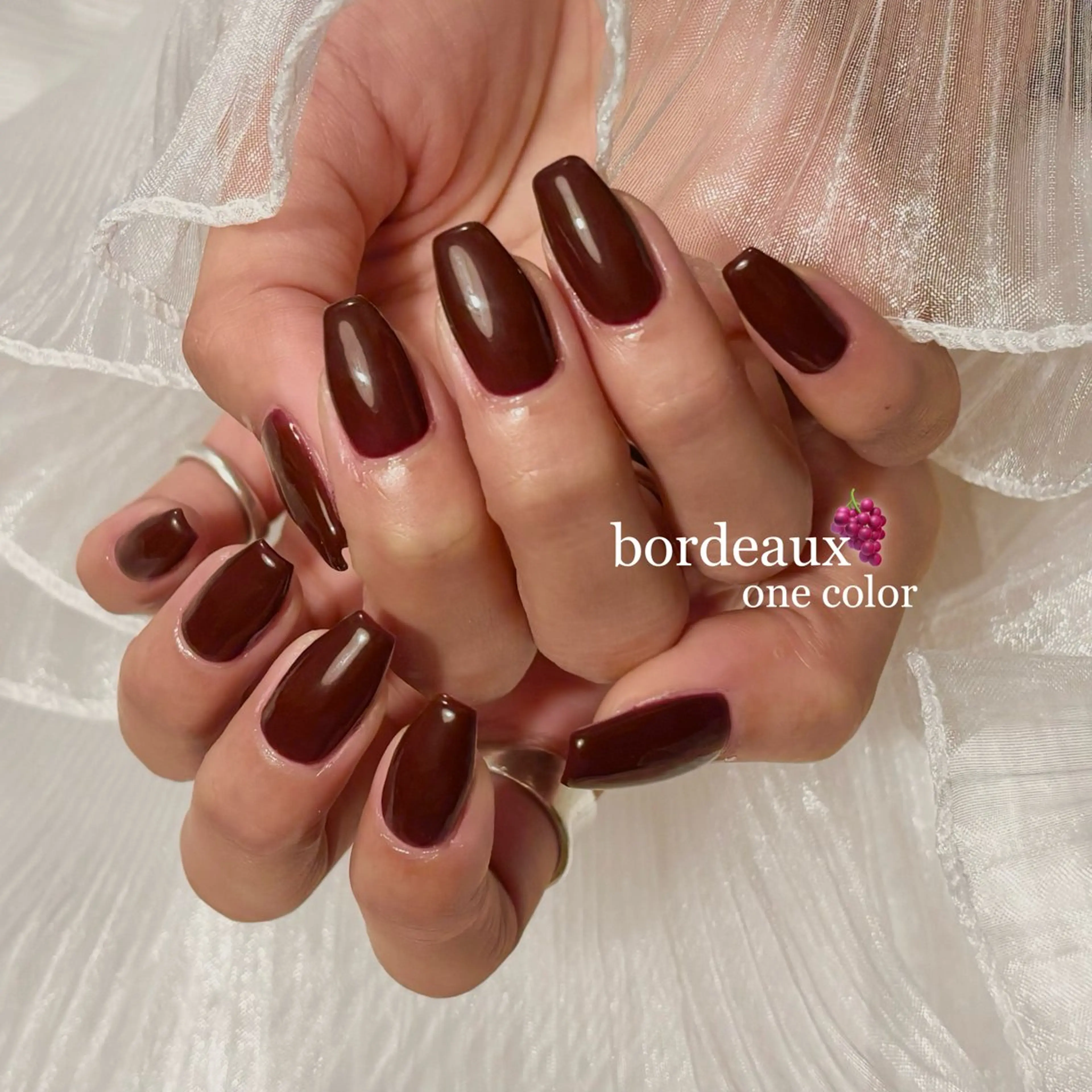 【オフなし／ワンカラー♡】🍑ラメ／フラッシュジェルOK🍑カラー２色まで選べます♡の写真