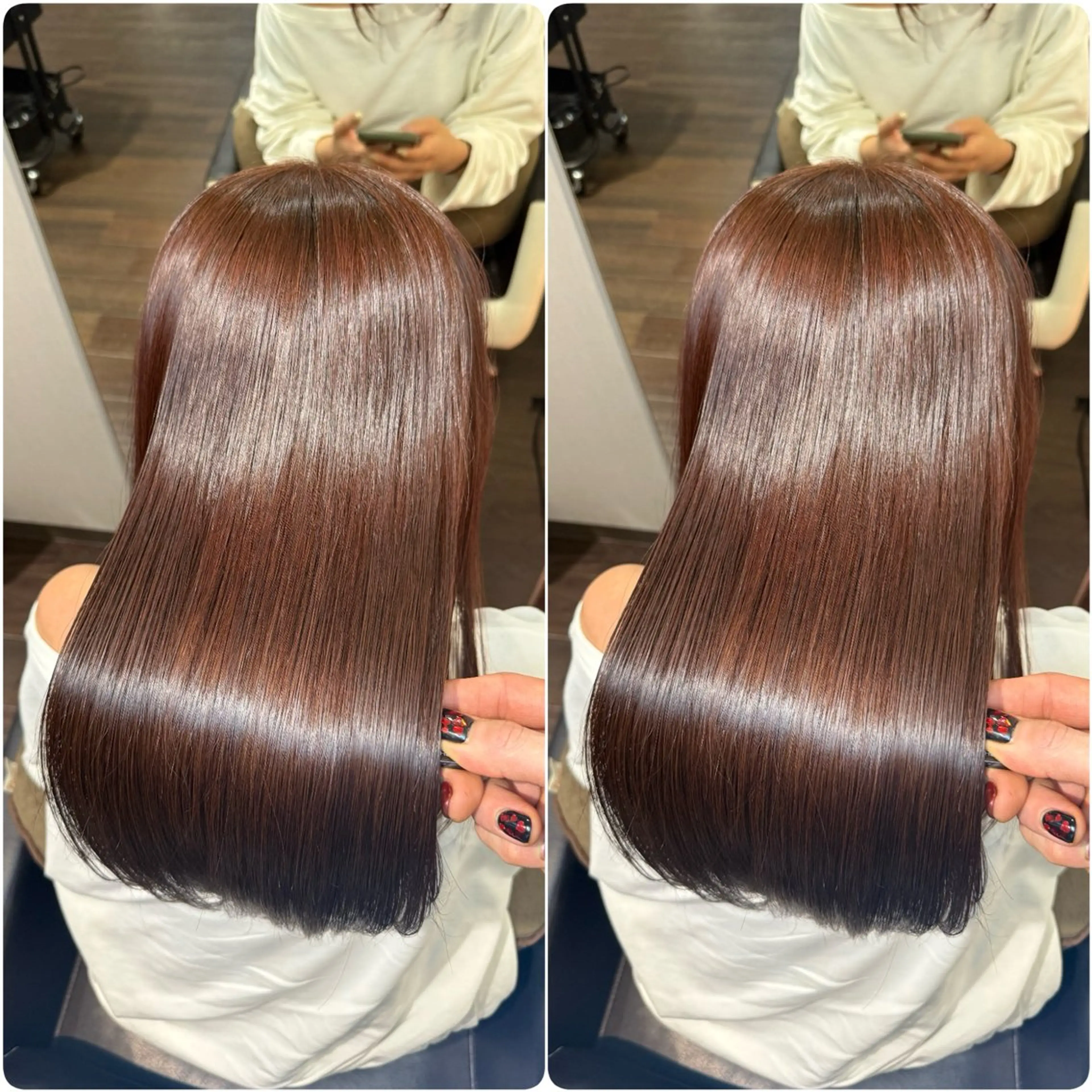 ロング カラー カット 縮毛矯正 トリートメント ヘッドスパ youres hair 髪質改善トリートメント&ヘッドスパ　新宿EAST所属・🌹ULTOWA🌹 髪質改善/縮毛/店長のヘアスタイル