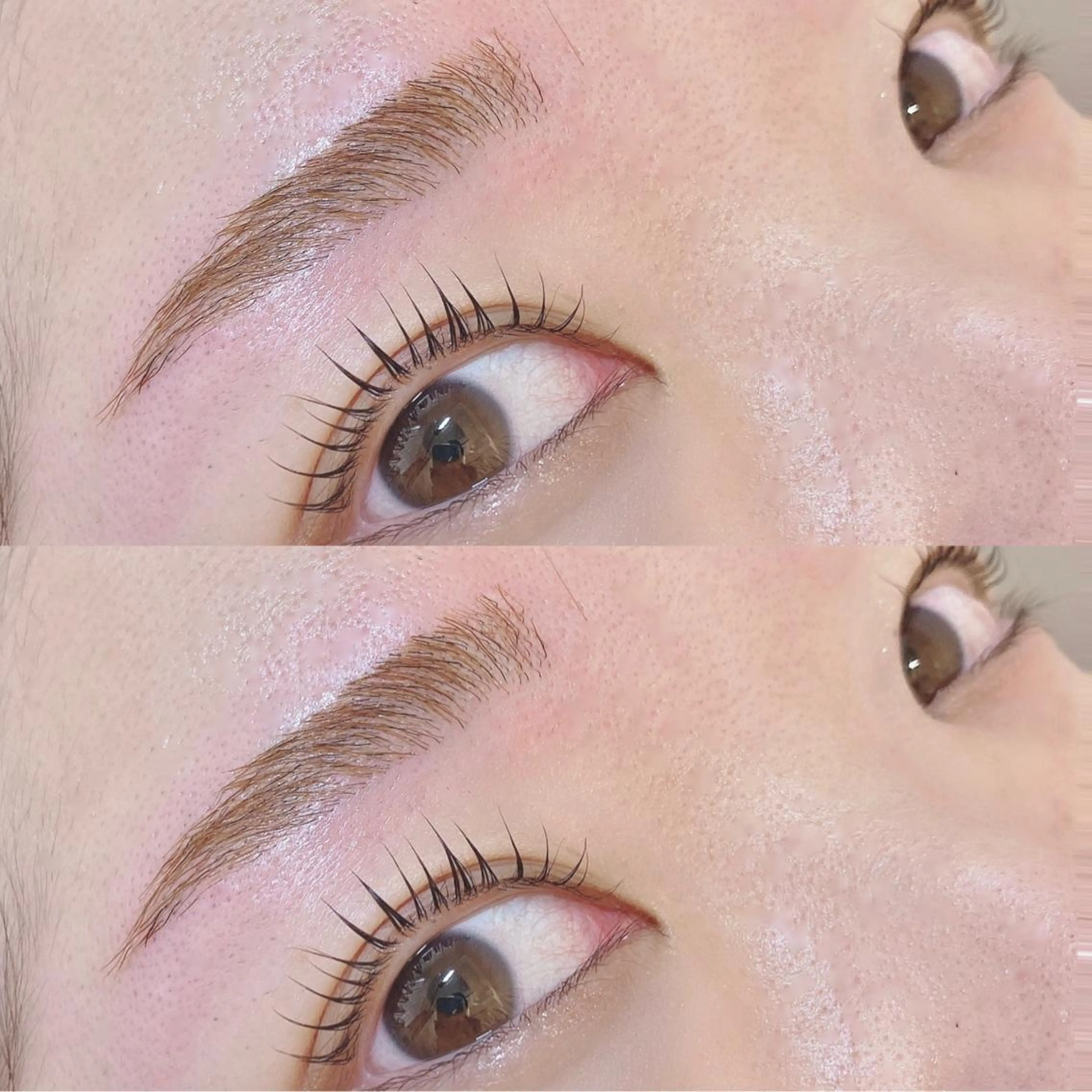 マツエク・マツパ アイブロウ ハリウッドブロウリフト 十文字 りょうのマツエク・マツパデザイン