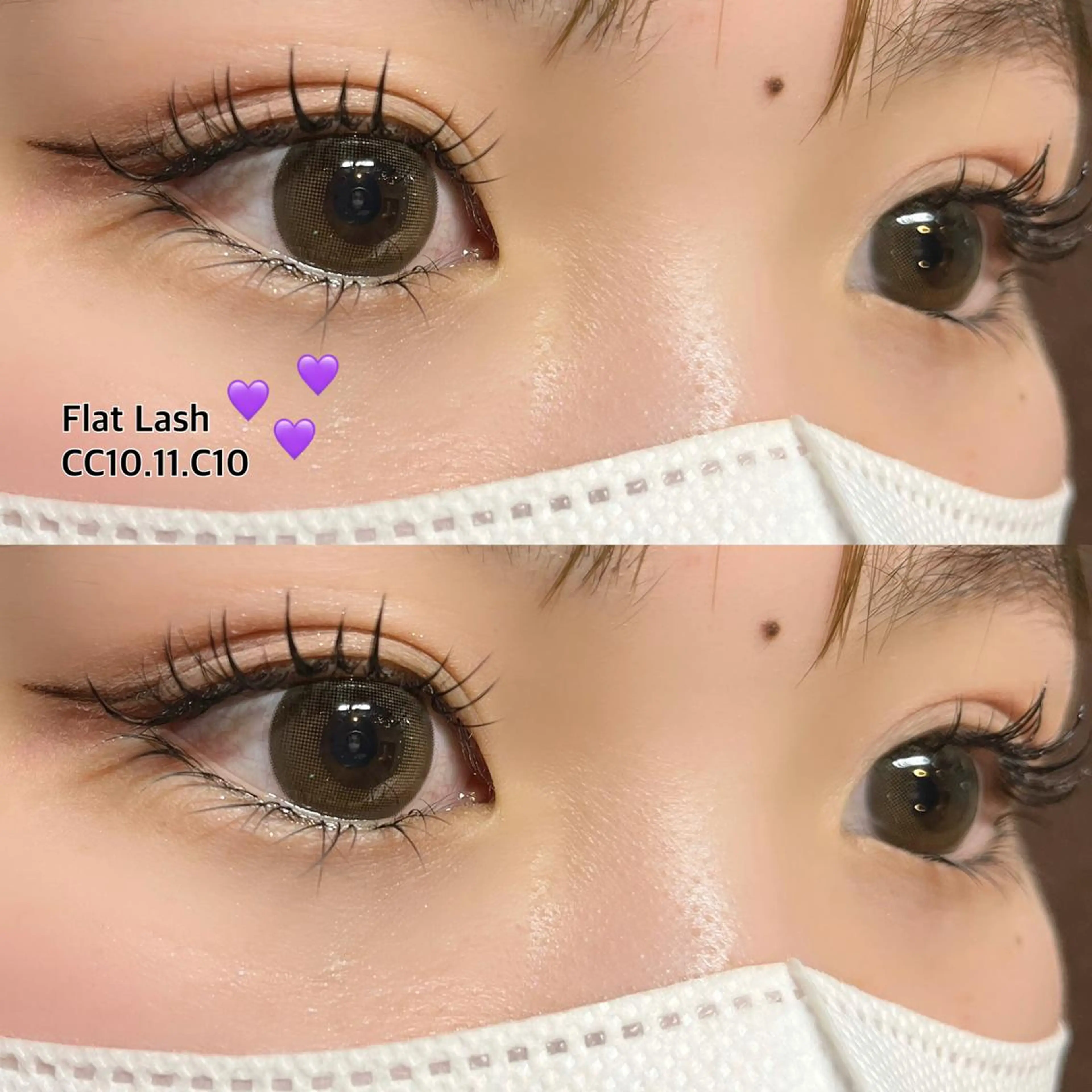 マツエク・マツパ フラットラッシュ ワンホンマツエク マツエク Ibuki 🎀仙台パルコ🎀のマツエク・マツパデザイン