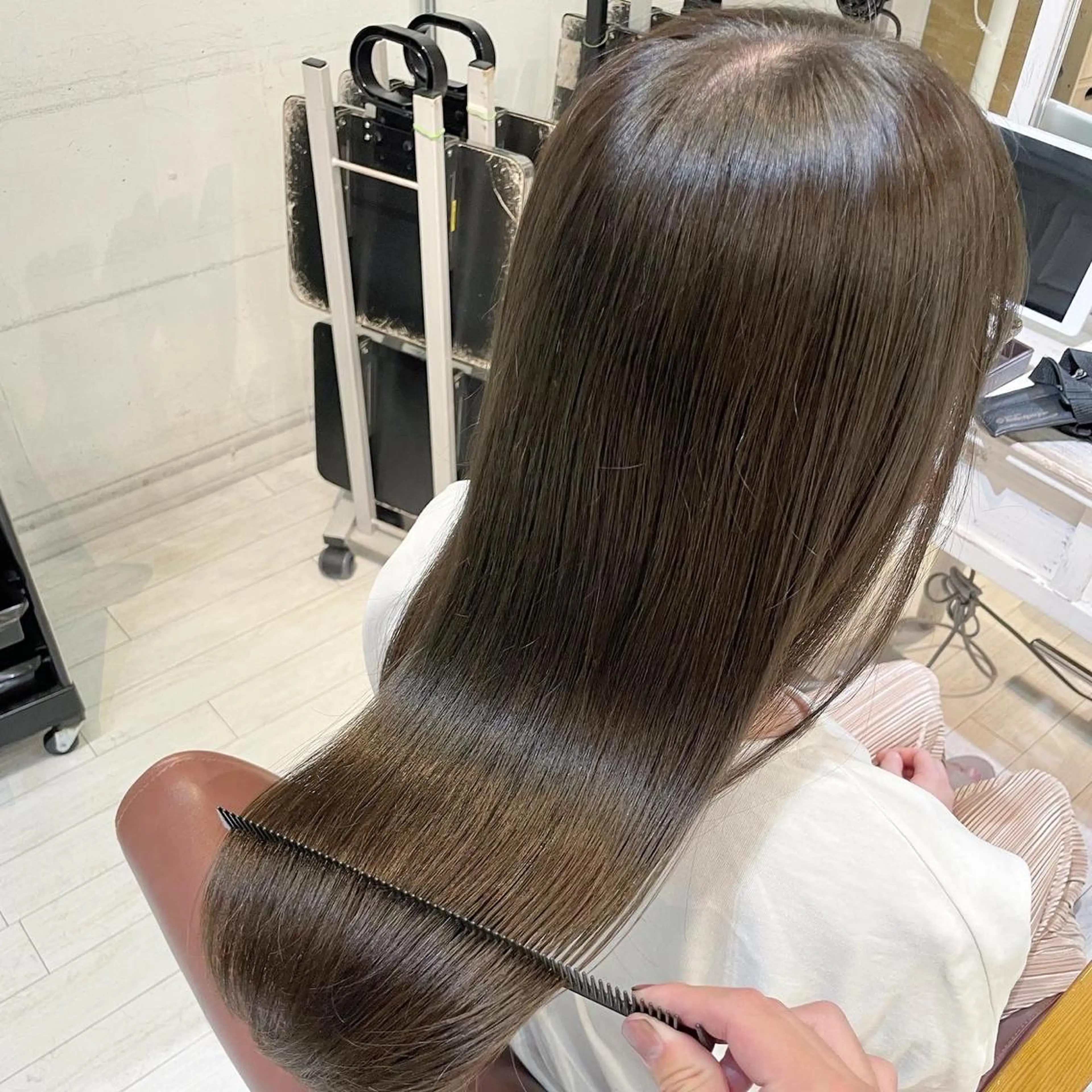 カラー ヘアカラー トリートメント F Beauty表参道所属・髪質改善/縮毛矯正/ 酸性ストレート/ガブのヘアスタイル