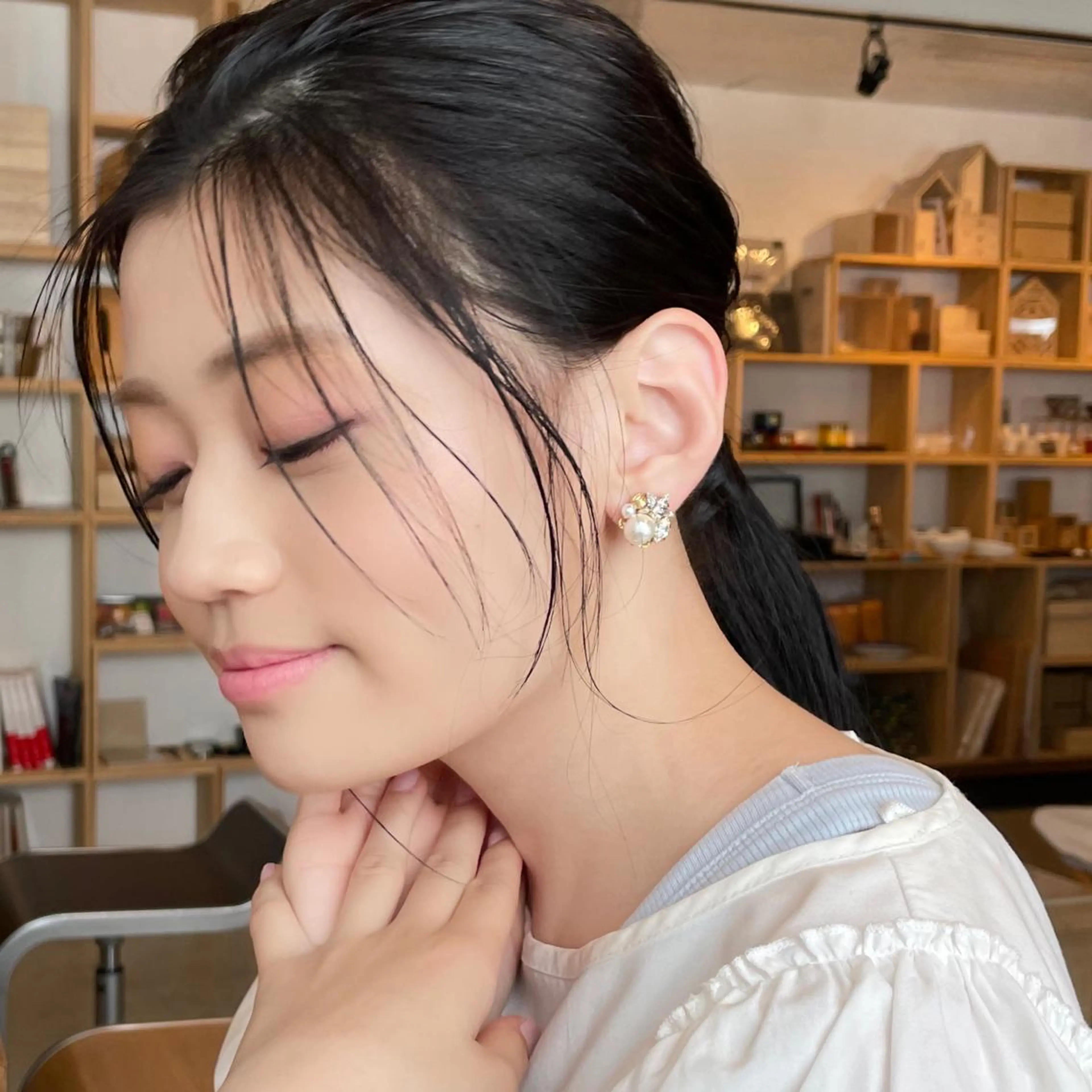 ロング カラー ヘアアレンジ EMANON天神所属・Hitomi Ezakiのヘアスタイル