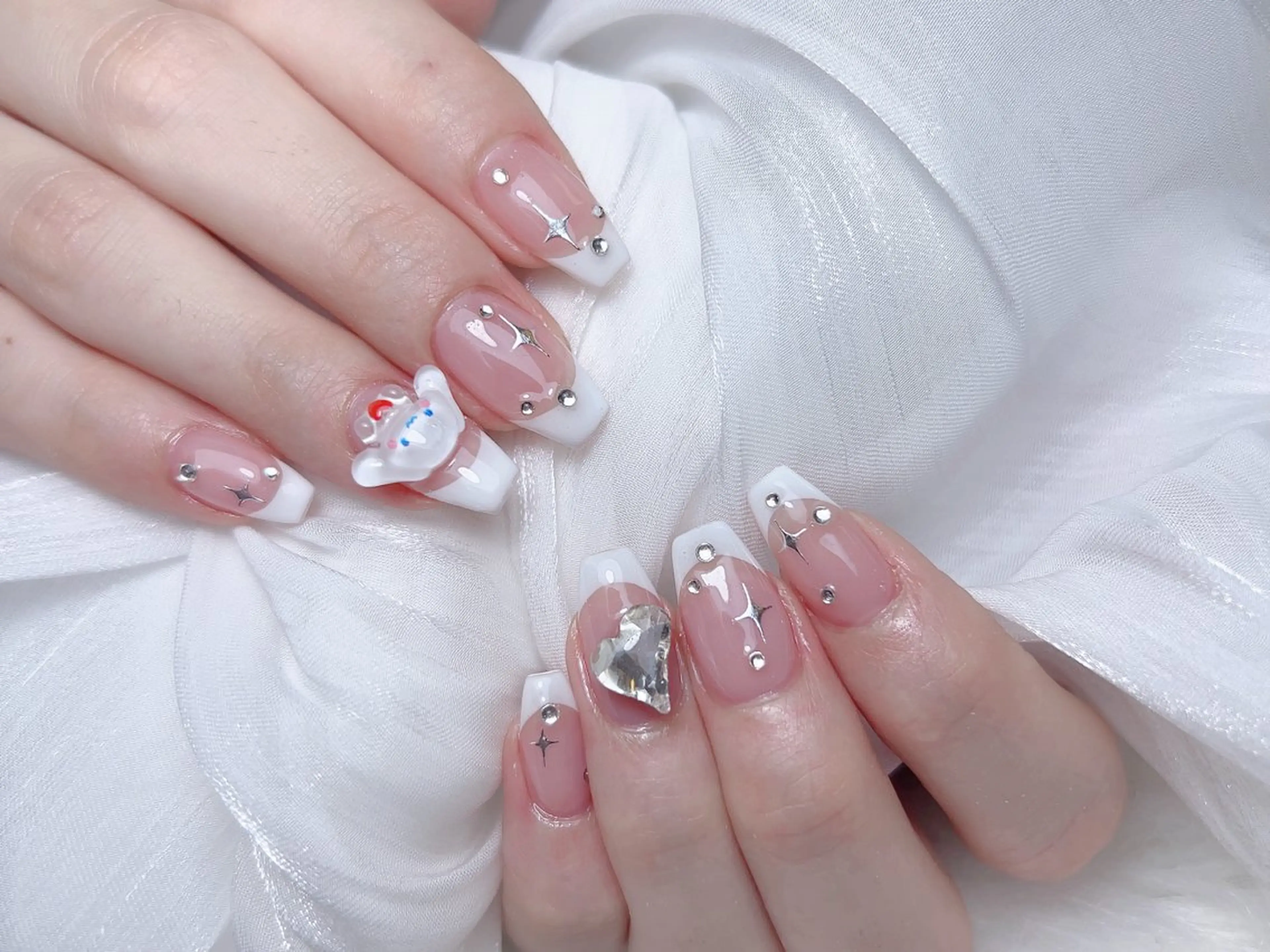 ネイル ハンドネイル M🌷nail 長さだし専門店のネイルデザイン