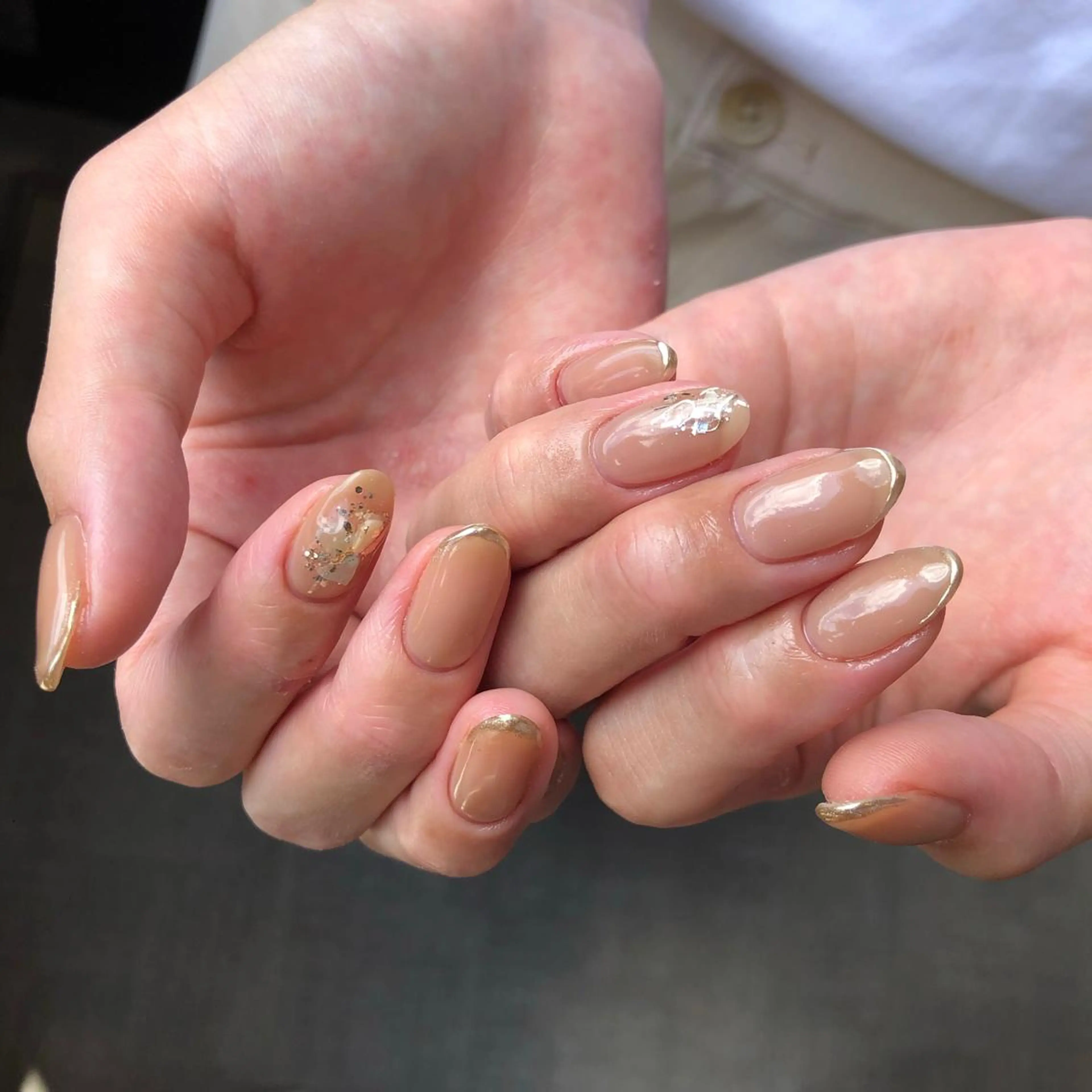 ロング カラー ヘアアレンジ キッズ ネイル マツエク・マツパ 福田 加奈のネイルデザイン