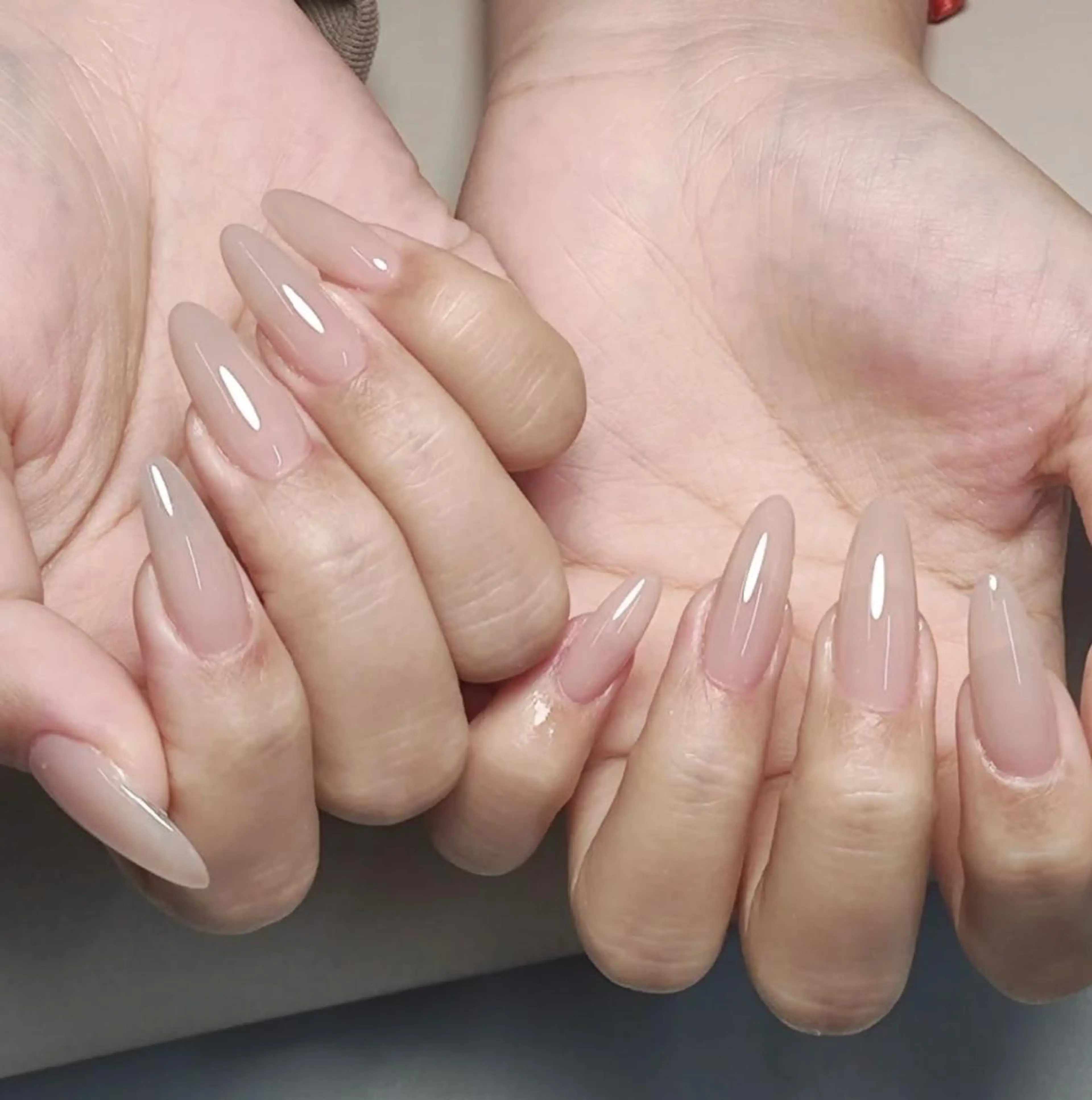 ネイル 長さ出し マグネットネイル ワンカラーネイル ネイルチップ Queens 榊 まおのネイルデザイン