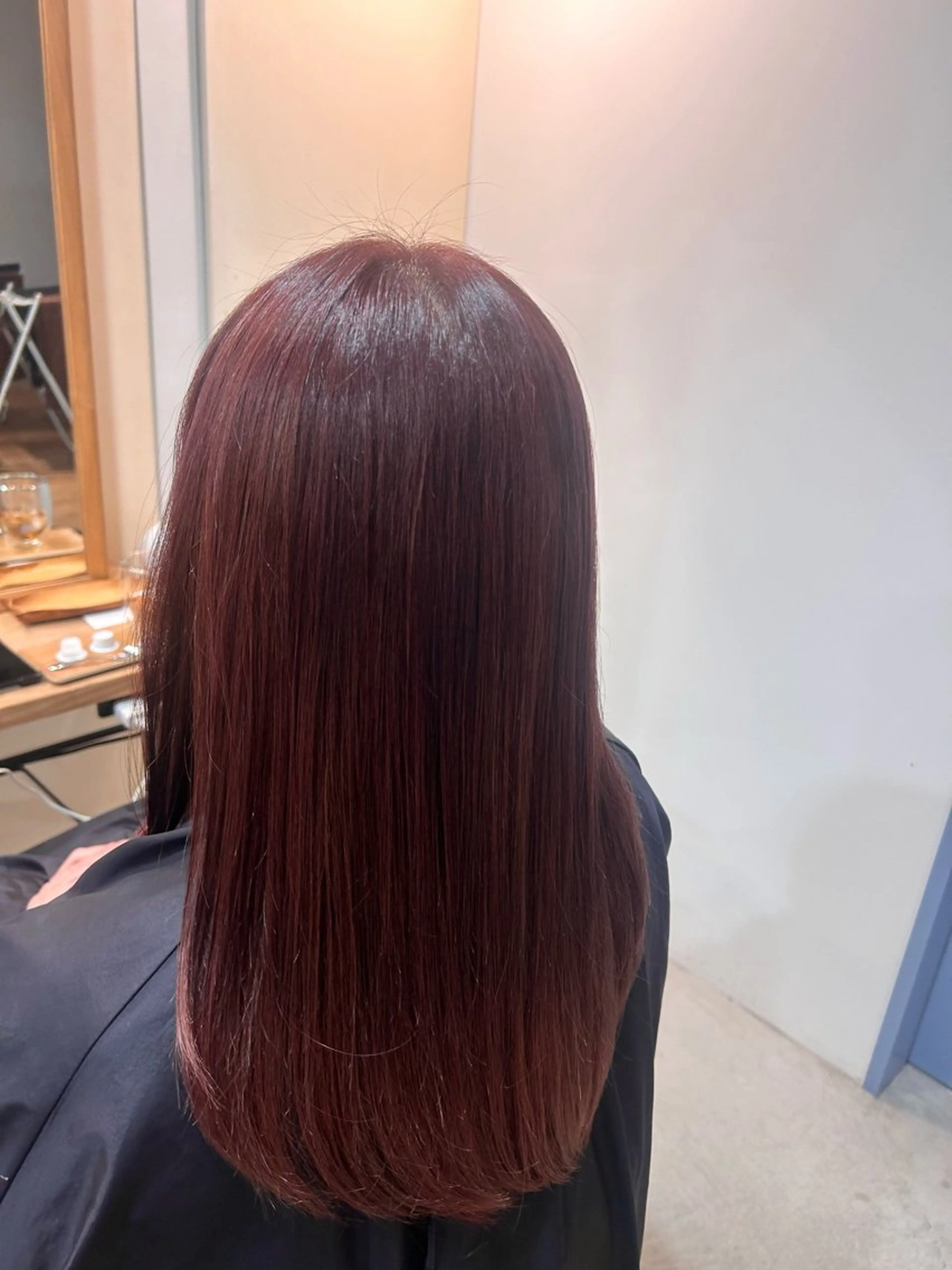 セミロング カラー 𝐌𝐢𝐨/ 薬院 /カラーモデル募集中のヘアスタイル