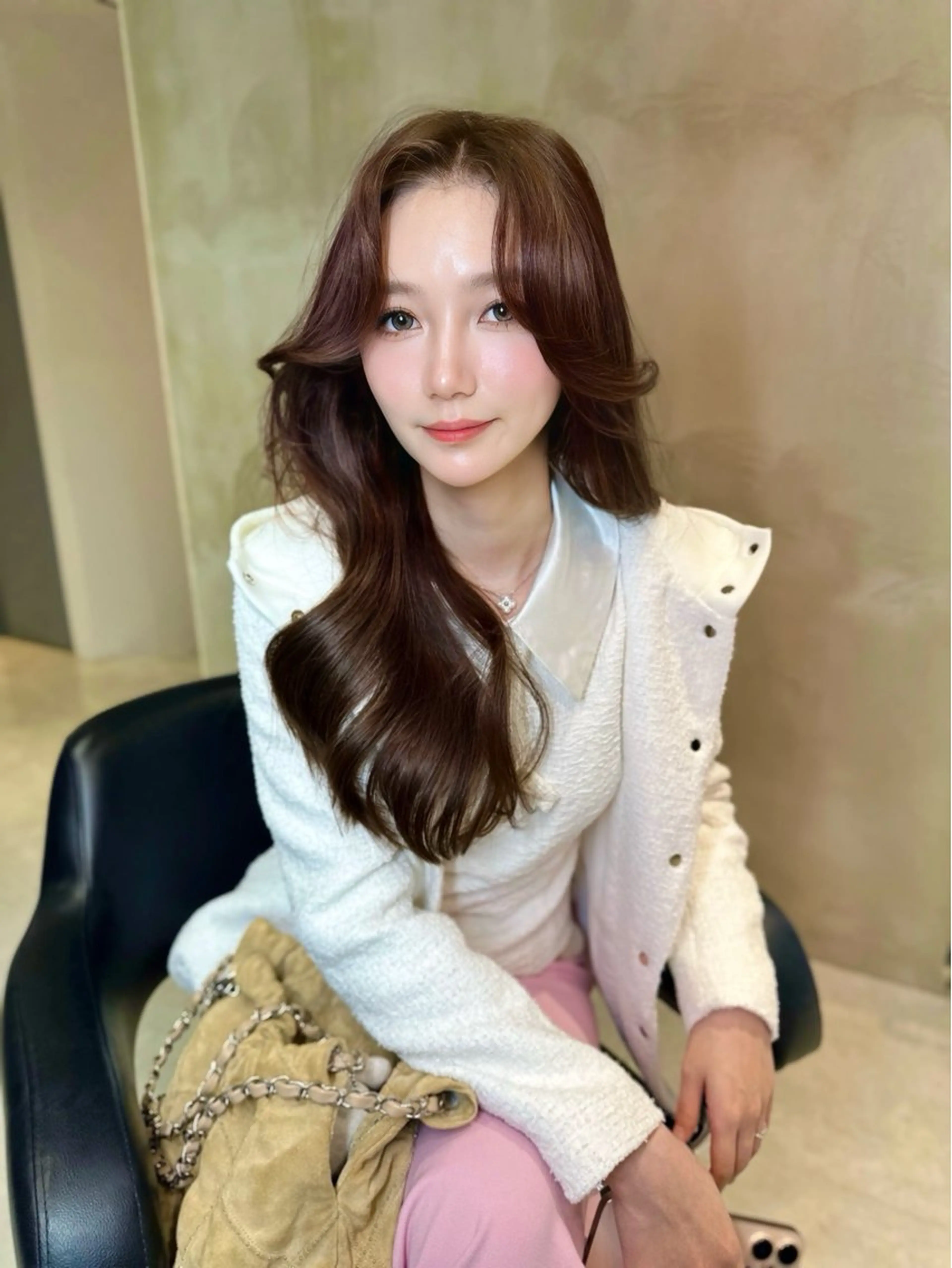 ロング カラー ベージュカラー カット ヘアカラー トリートメント 中韓🇨🇳🇰🇷 🤍TAKAHIROのヘアスタイル