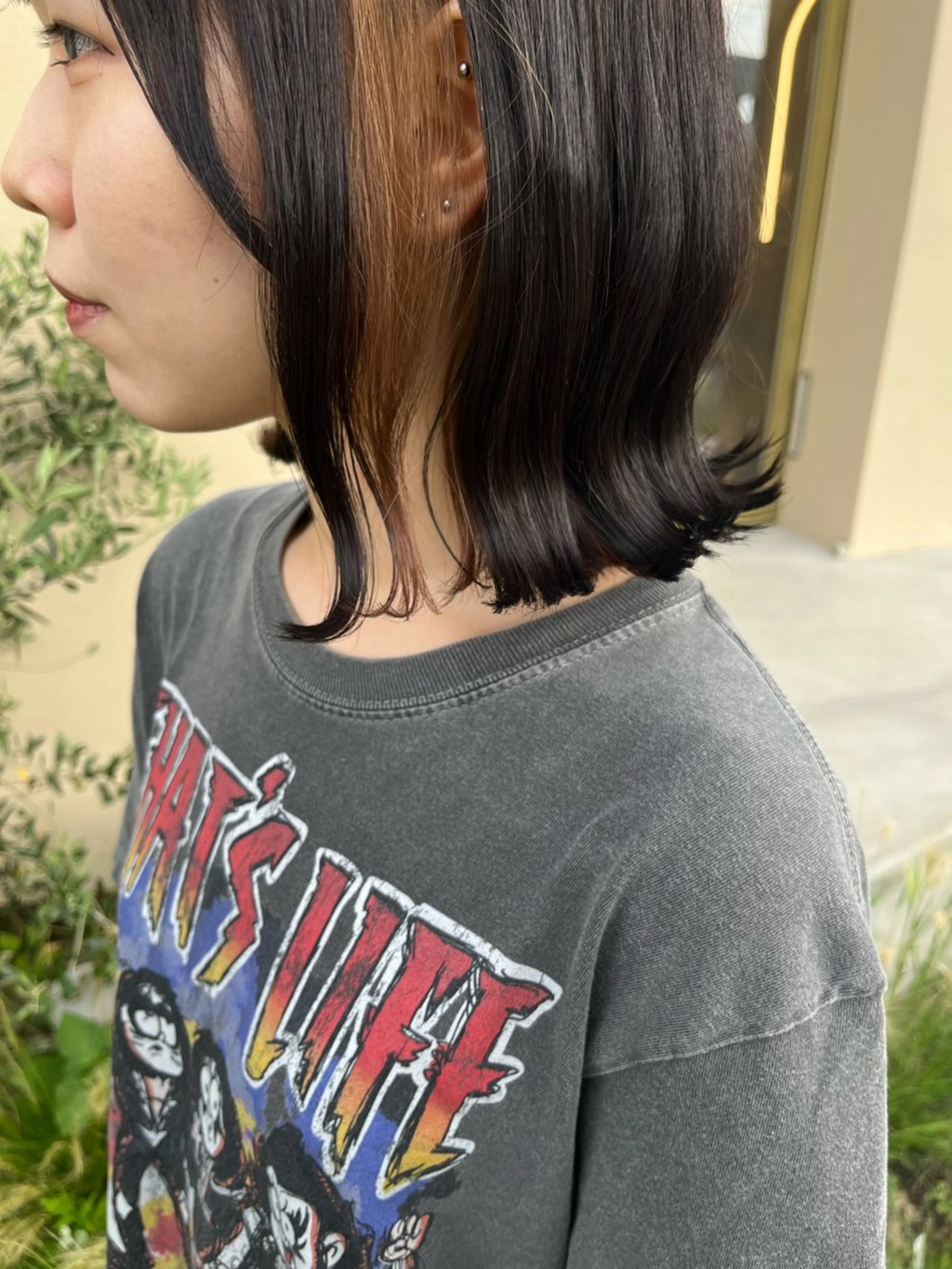 ミディアム 小山 水綺のヘアスタイル