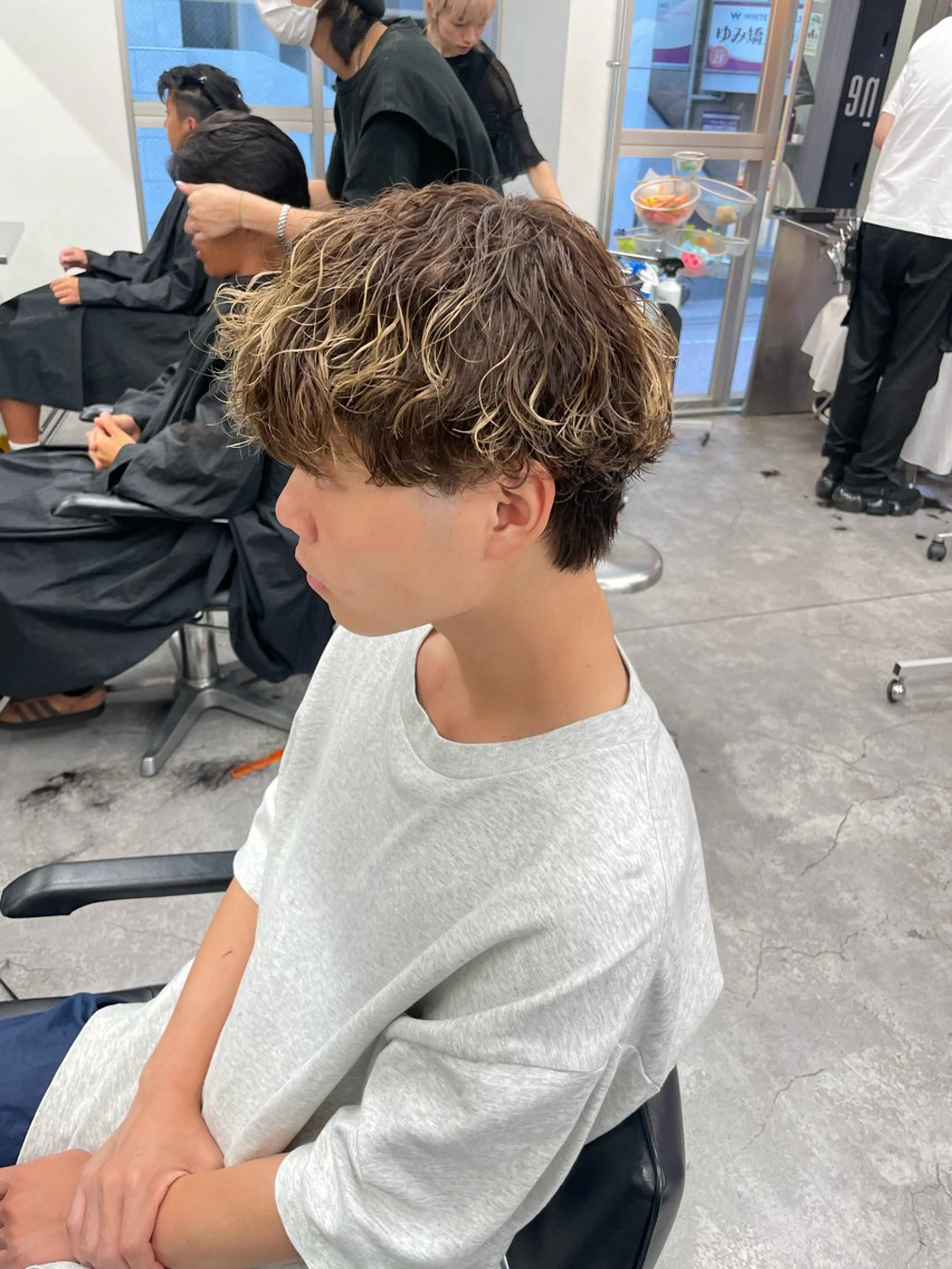 カラー パーマ メンズ カット ヘアカラー パーマ 町田エリアＮｏ．１/ パーマ特化/太田京希のヘアスタイル