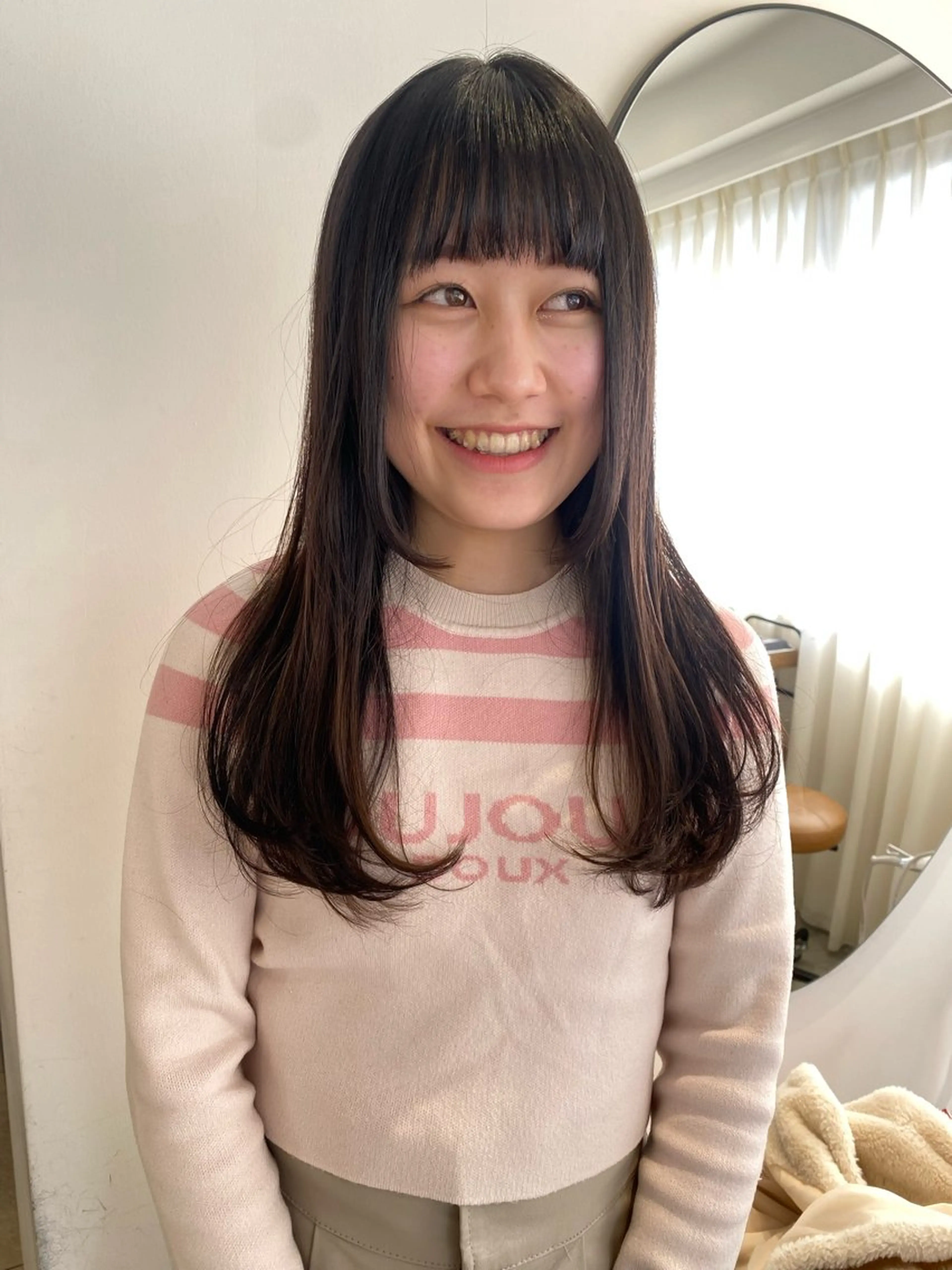 ロング knock所属・knock　國友 華乃のヘアスタイル