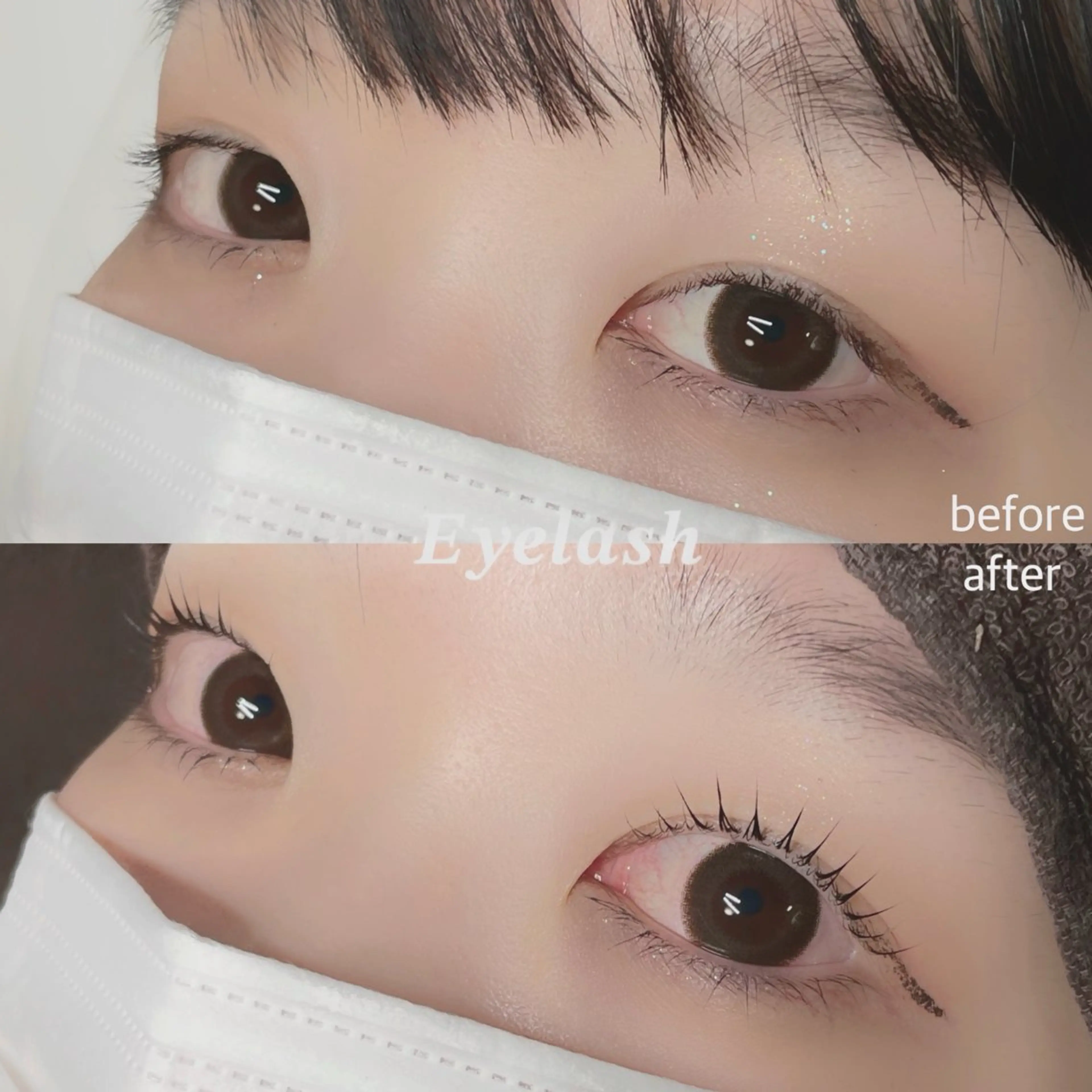 マツエク・マツパ パリジェンヌラッシュリフト Uran ✨most eyesのマツエク・マツパデザイン