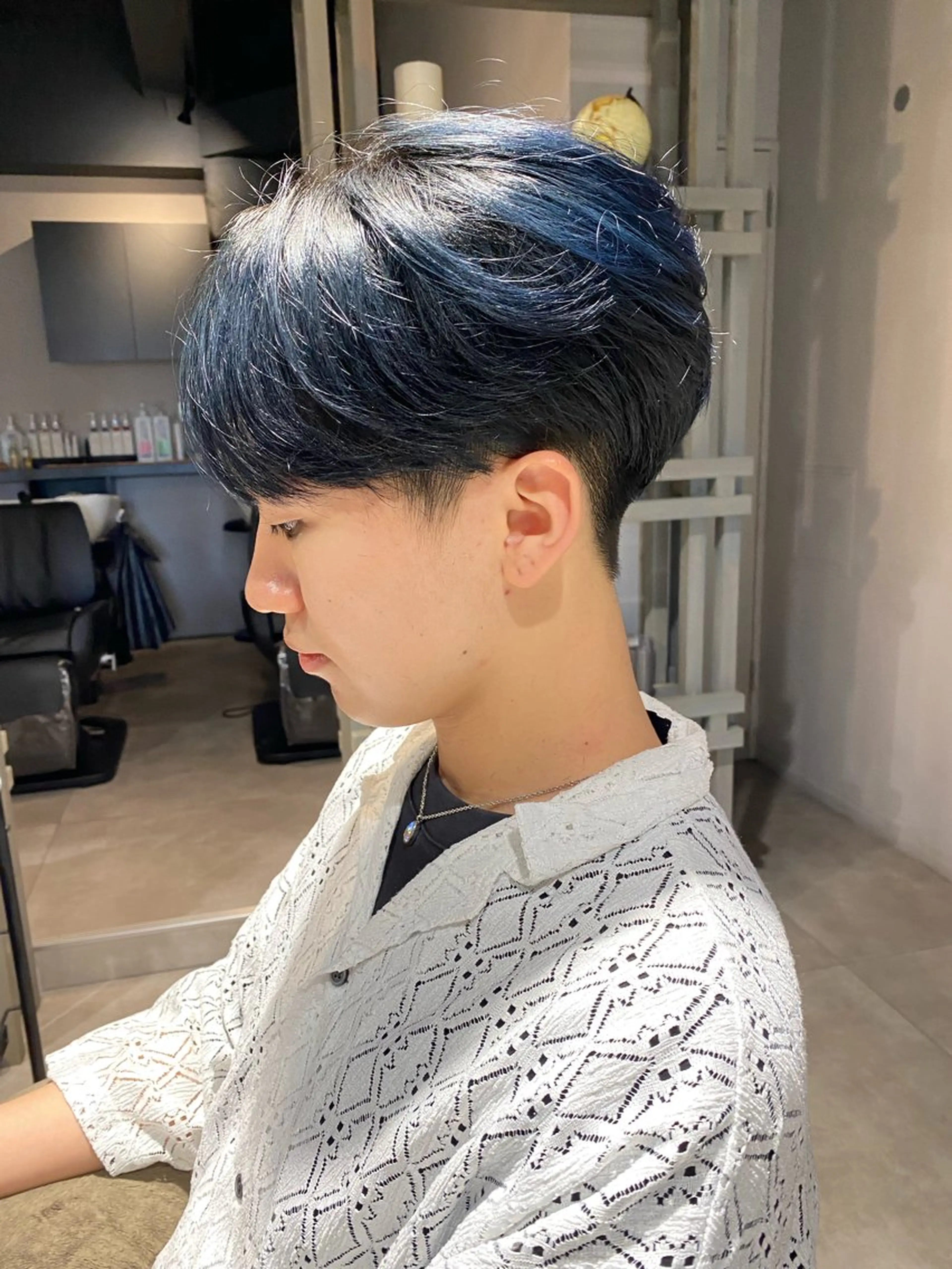 ショート カラー メンズ マッシュ マッシュヘア カット ヘアカラー トリートメント Dxxxx III所属・女性目線の大人 メンズ*Ayakaのヘアスタイル