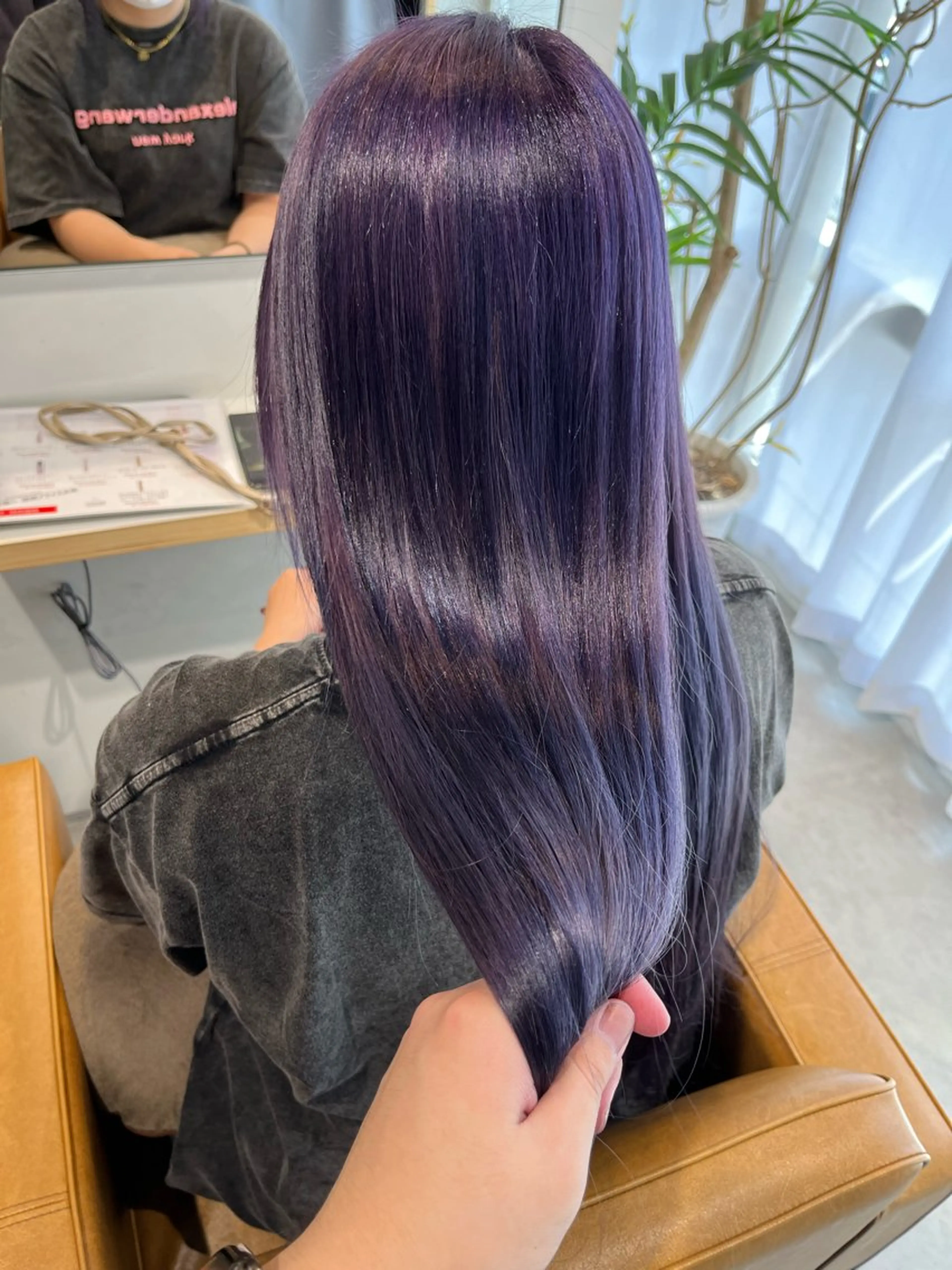 ロング カラー 艶髪ブリーチ/レイヤ ー/竹本幸希のヘアスタイル