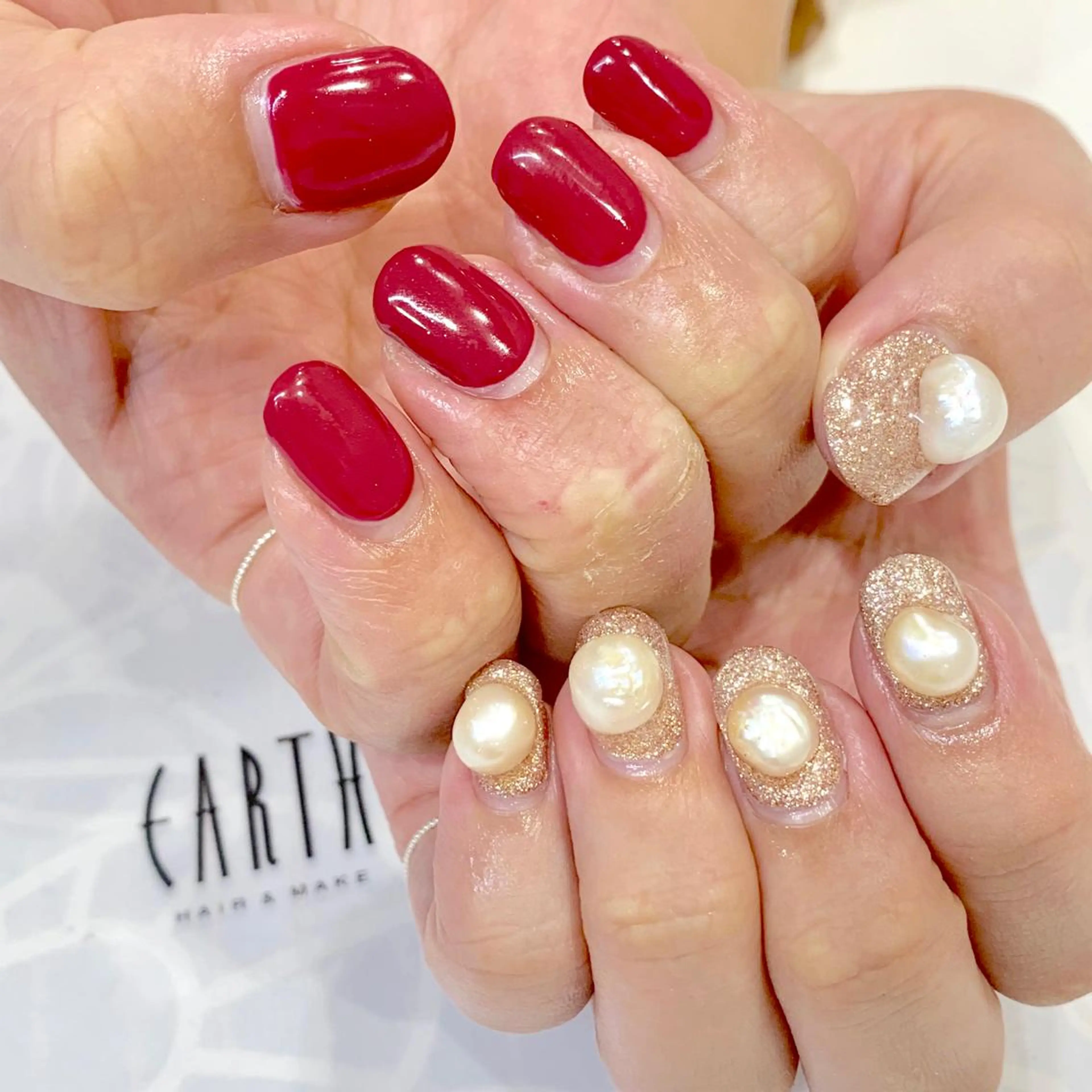 ネイル ハンドネイル 佐藤 まりえのネイルデザイン