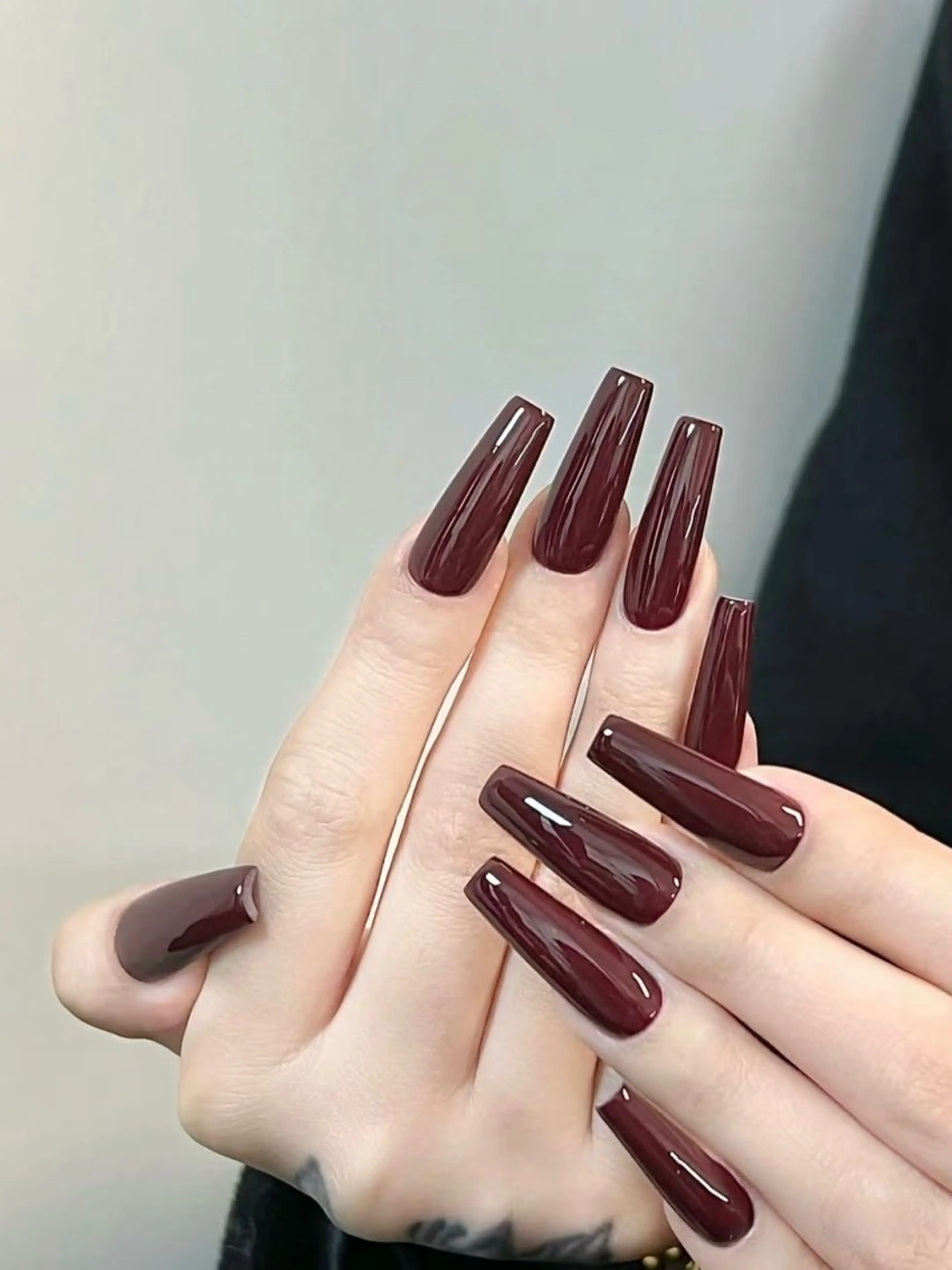 【チップ長さだし】 🌟HAND チップ長出し+ワンカラーの写真