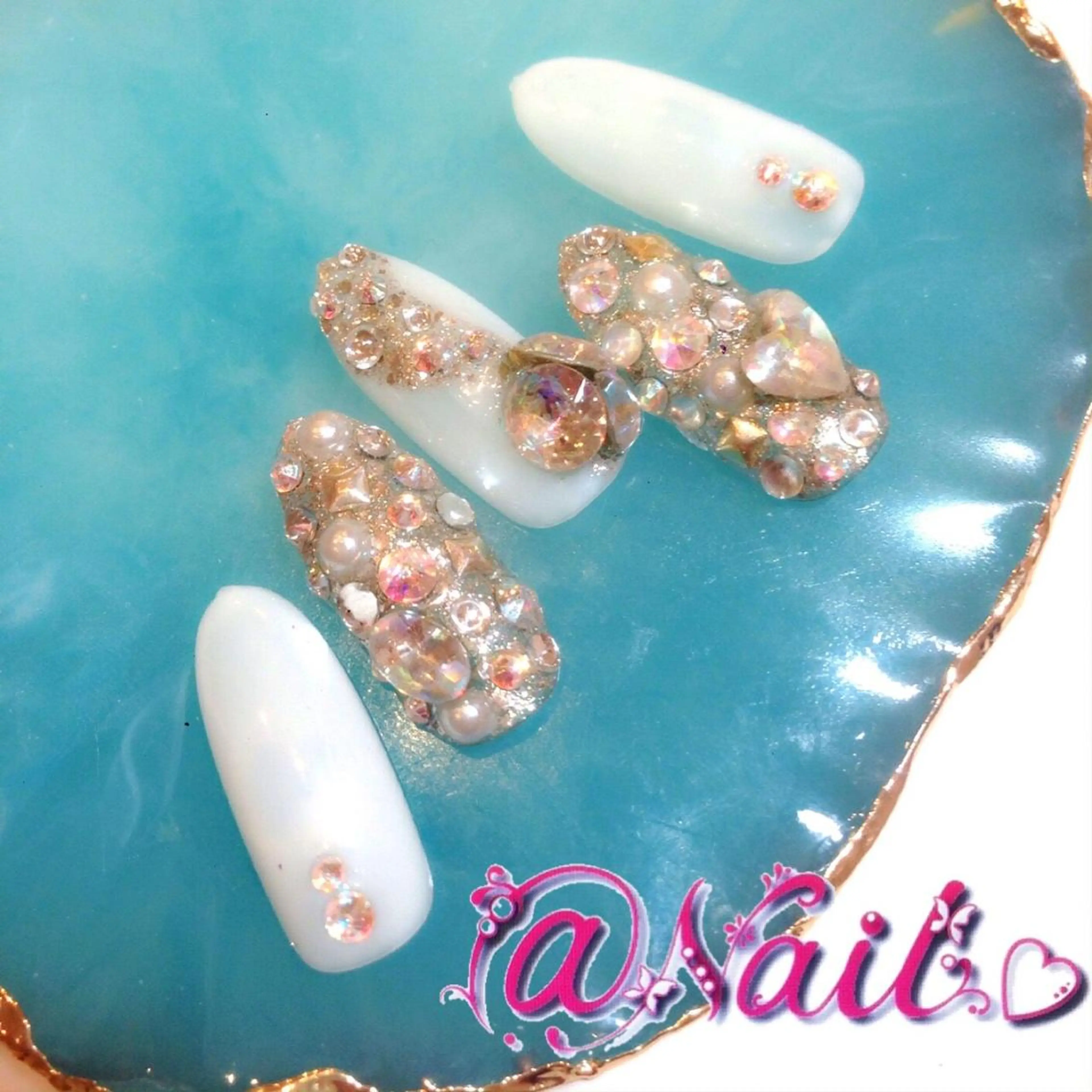 ネイル ネイルチップ 小尾 栞のネイルデザイン