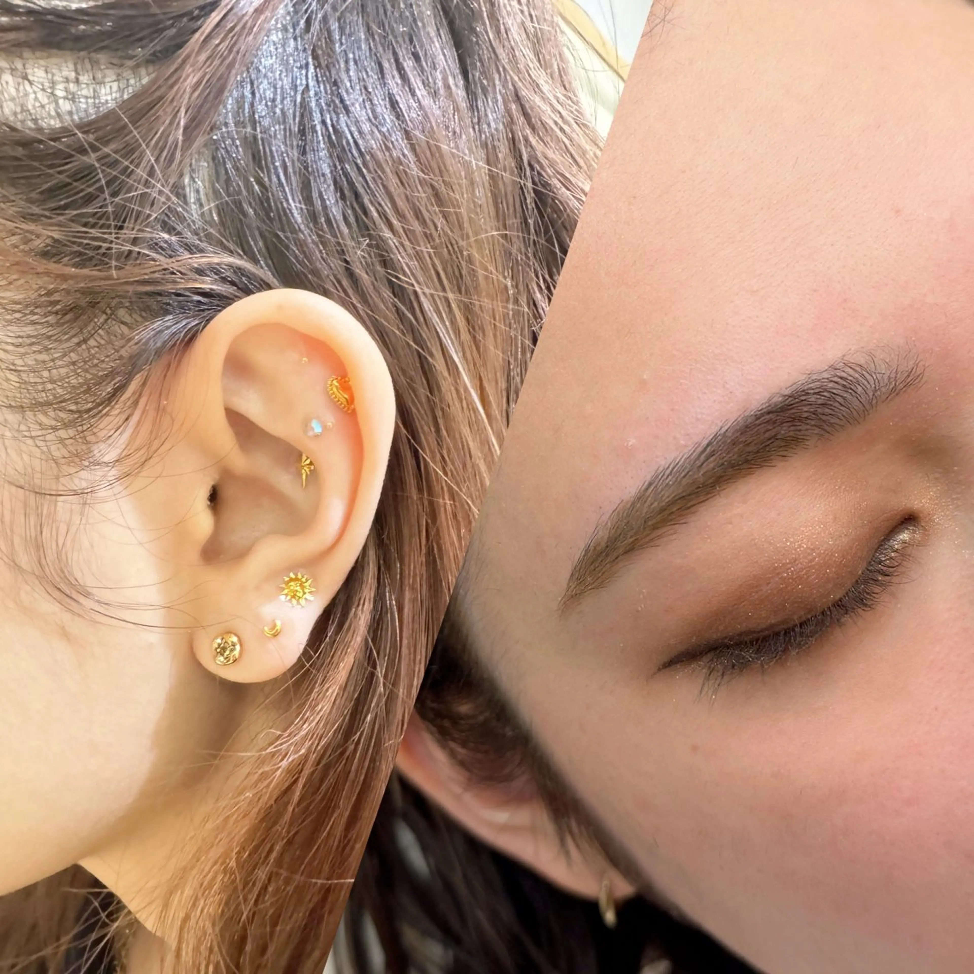 💎耳ツボジュエリー&眉毛スレッディング🪡　【お得セット】の写真