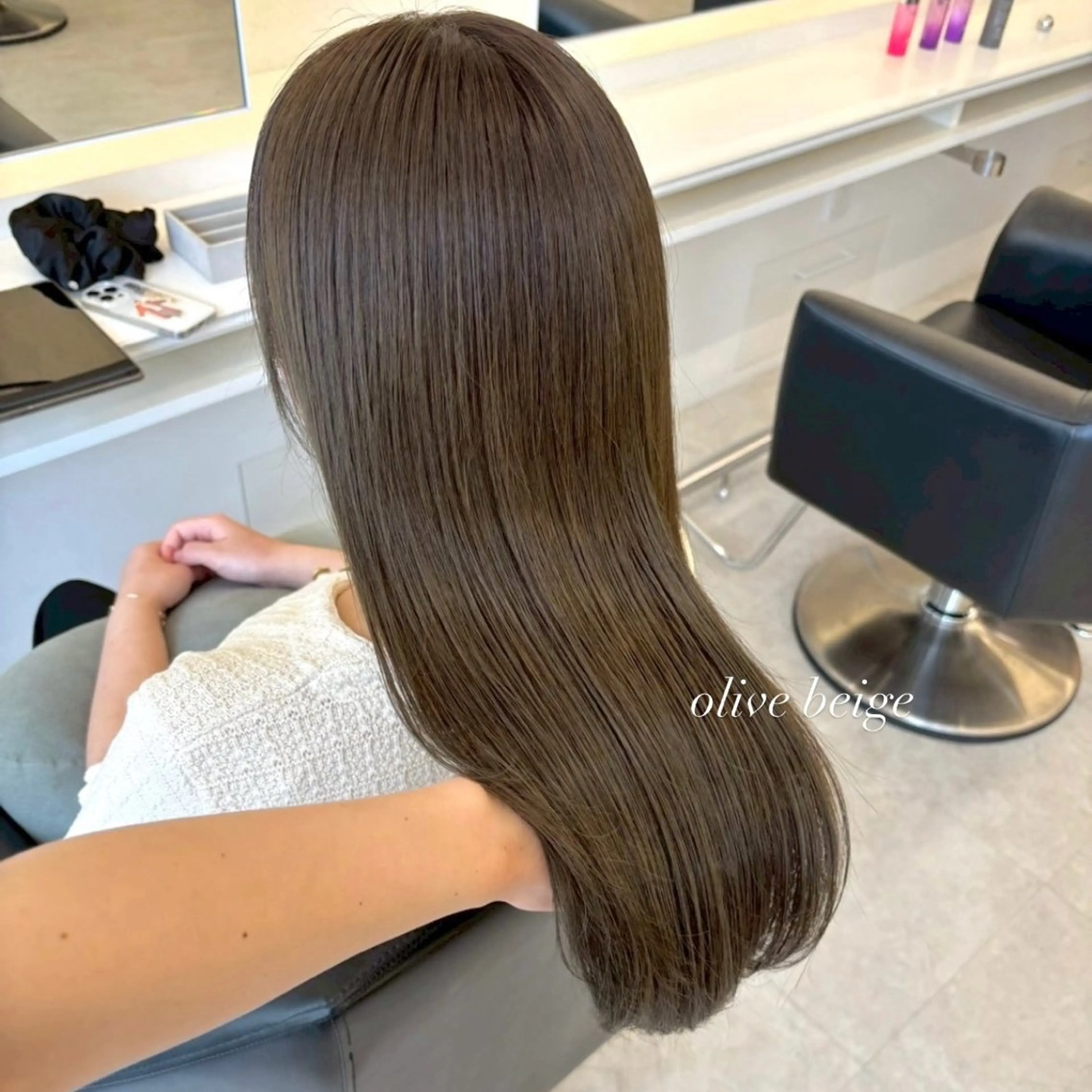 ロング カット ヘアカラー Parve Mix / 根本 梨湖🫧のヘアスタイル