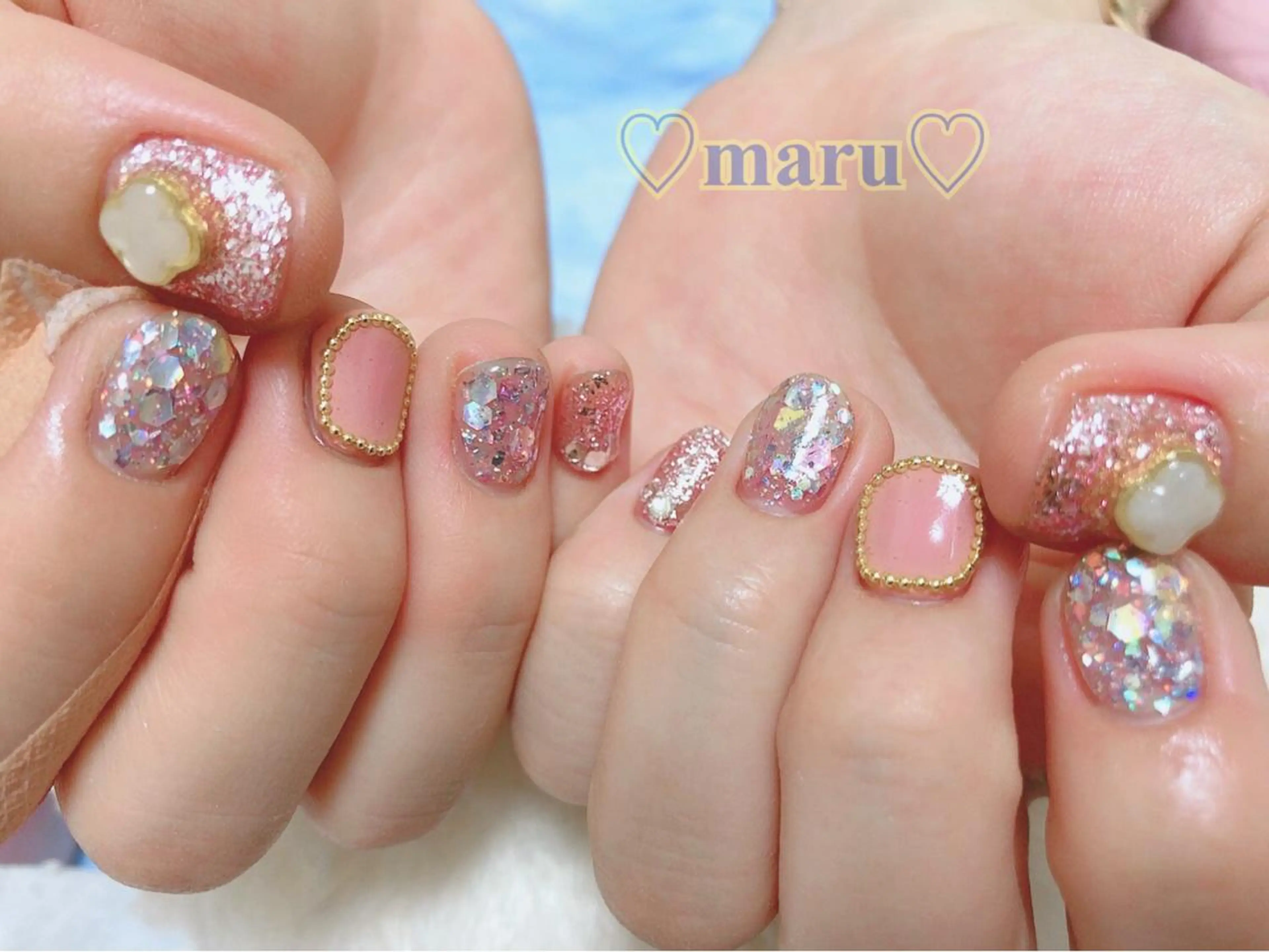 ネイル ハンドネイル フットネイル まるみ ♡のネイルデザイン