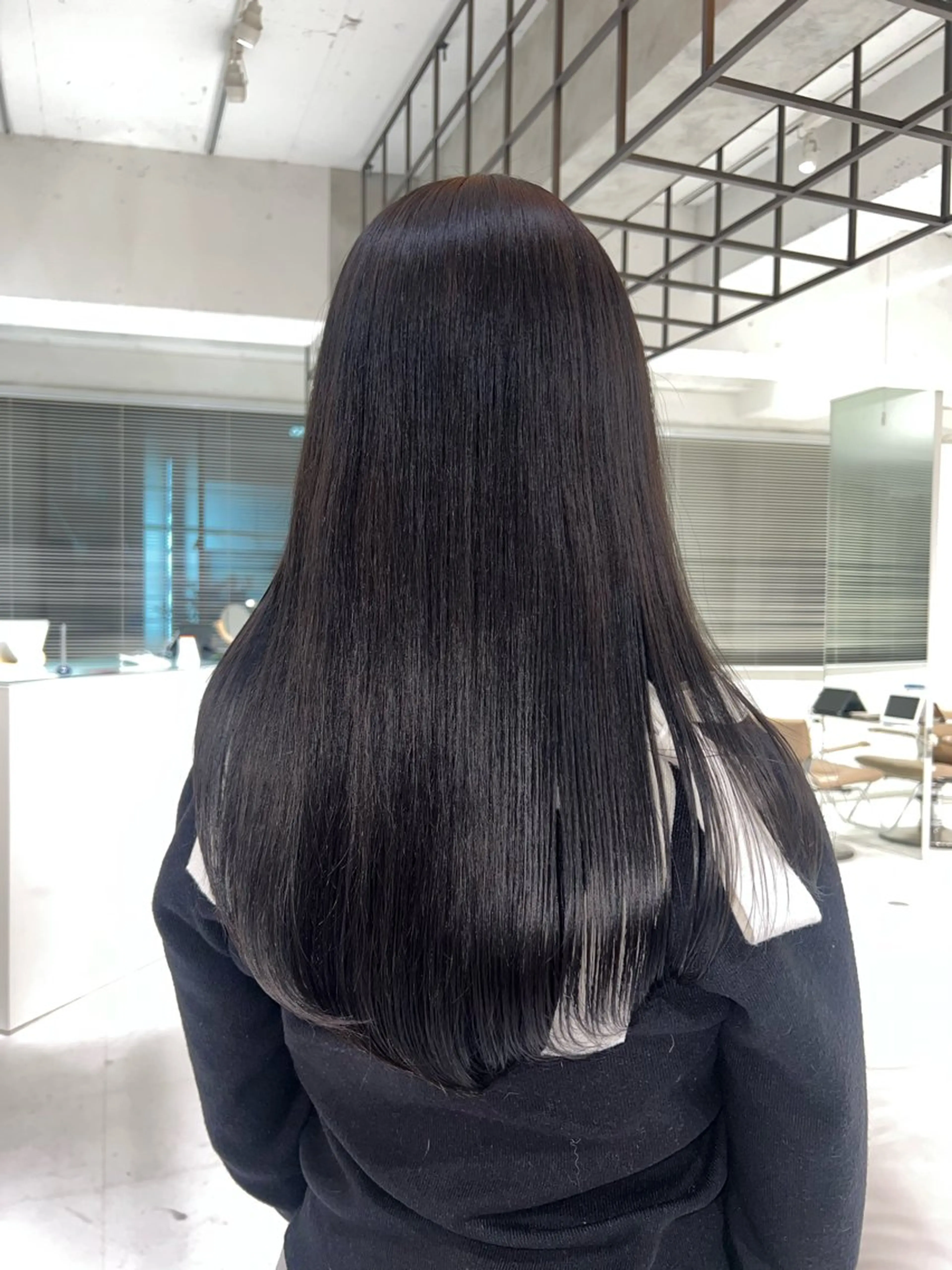 カラー 黒髪 透明感カラー ヘアカラー ⟡.·*sayaka 🦋透明感カラーのヘアスタイル