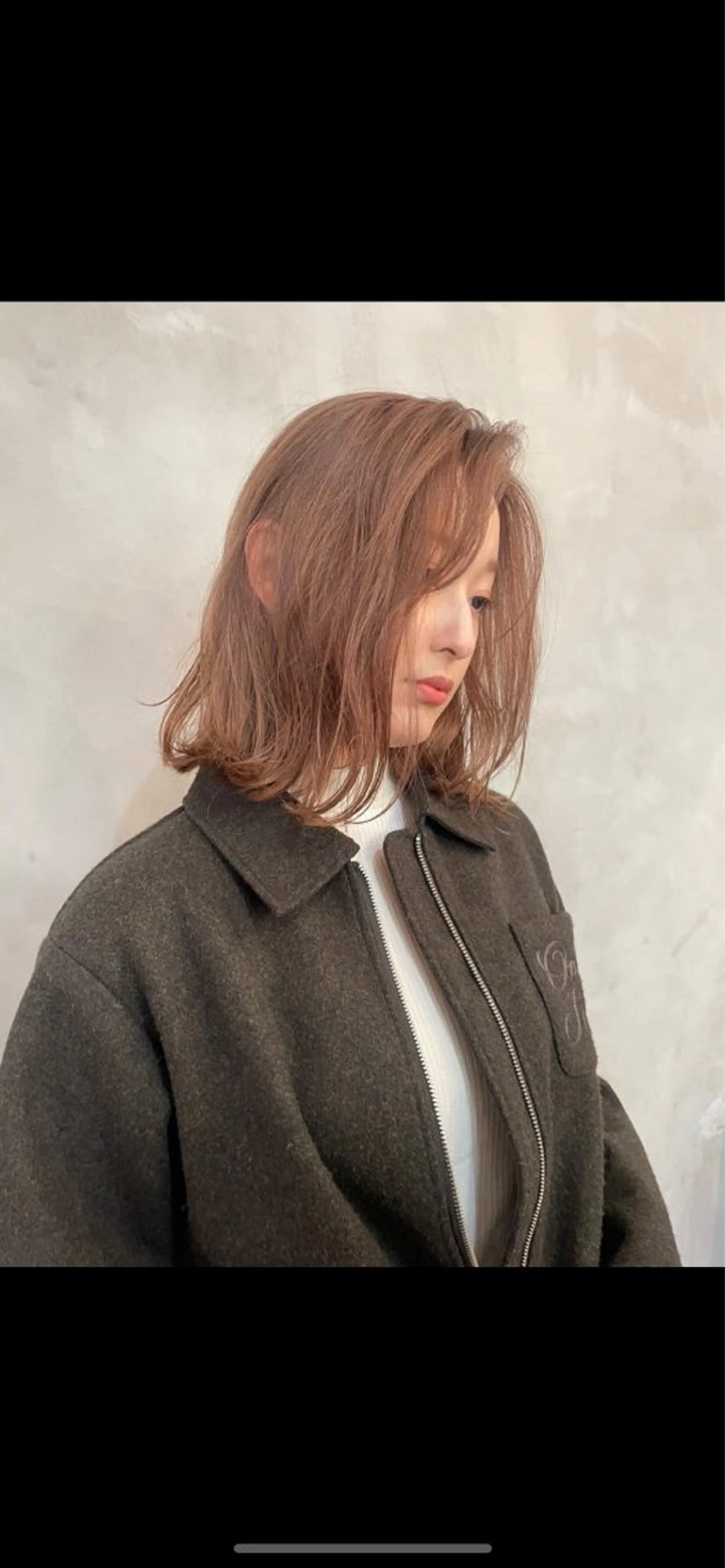 ミディアム ボブ tete nico所属・似合わせ/ヘアカラー nanami🌸のヘアスタイル