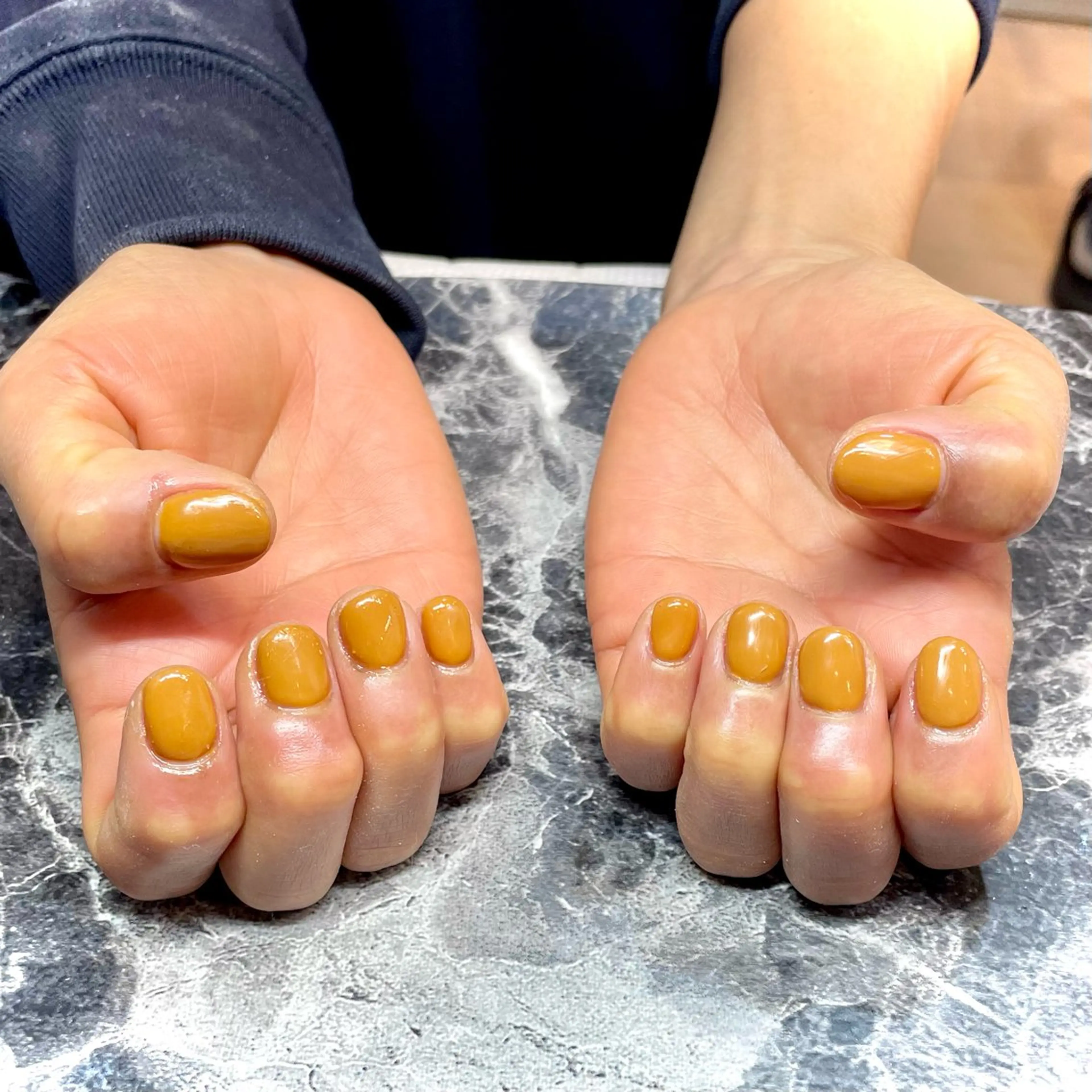 ネイル ワンカラーネイル ハンドネイル 大塚 晃花のネイルデザイン