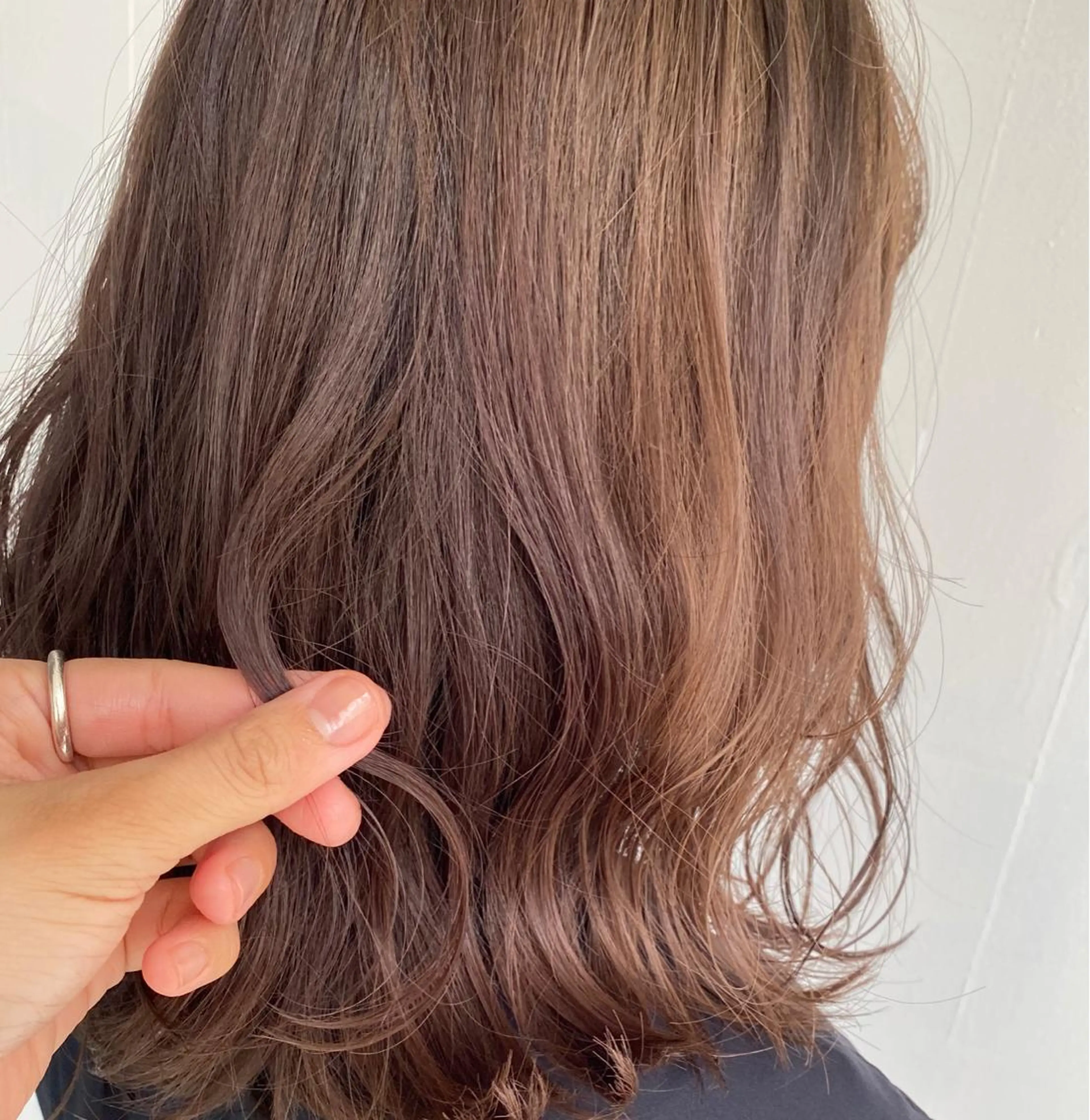 ミディアム ヘアカラー トリートメント ヘッドスパ ヘアセット 🍃透明感スタイル ｙｕ-ｋａ🍃のヘアスタイル