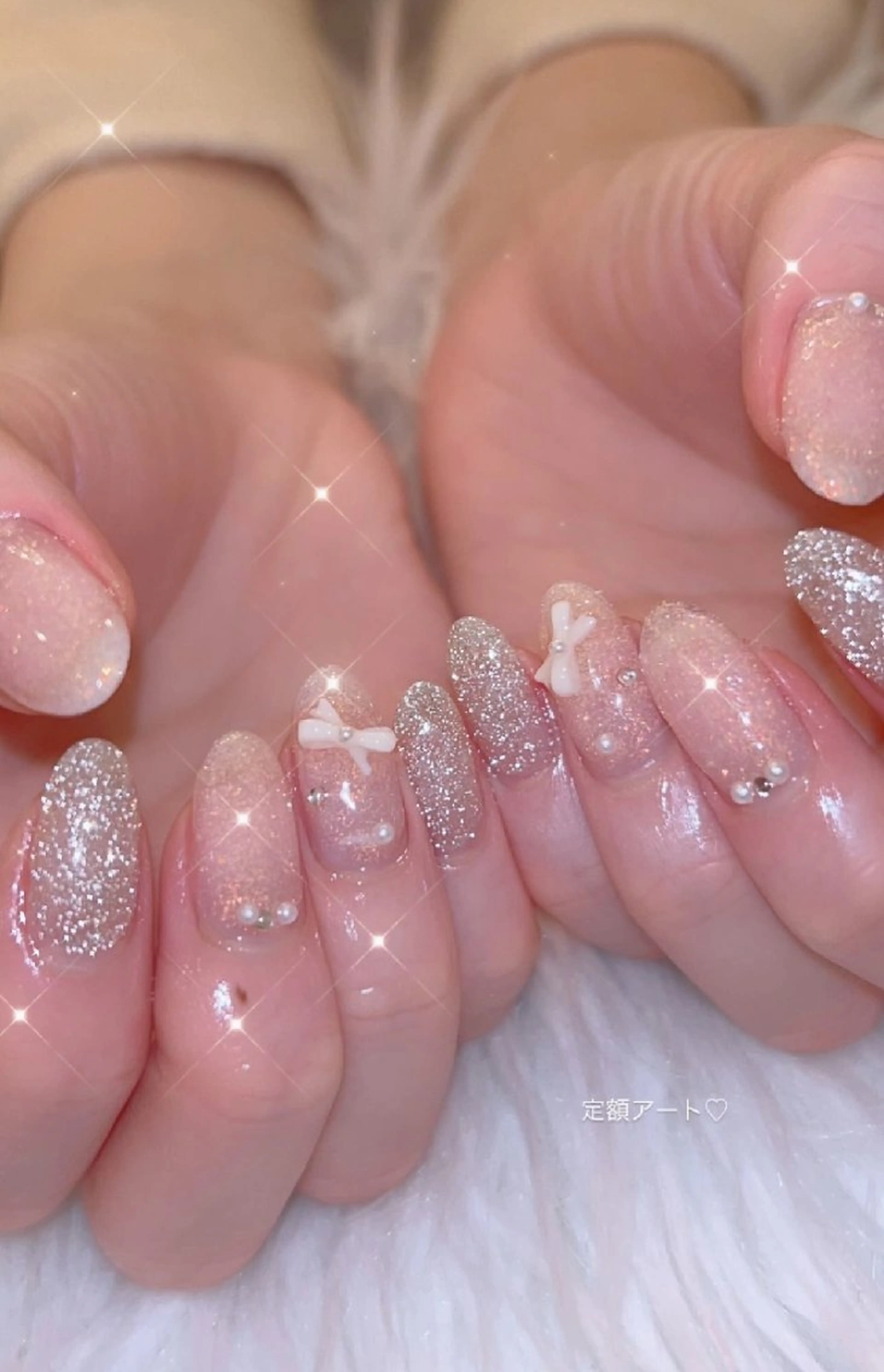 ネイル アートネイル 春ネイル バレンタイン ハンドネイル I LOVE ME  NAIL.｡.:*♡のネイルデザイン
