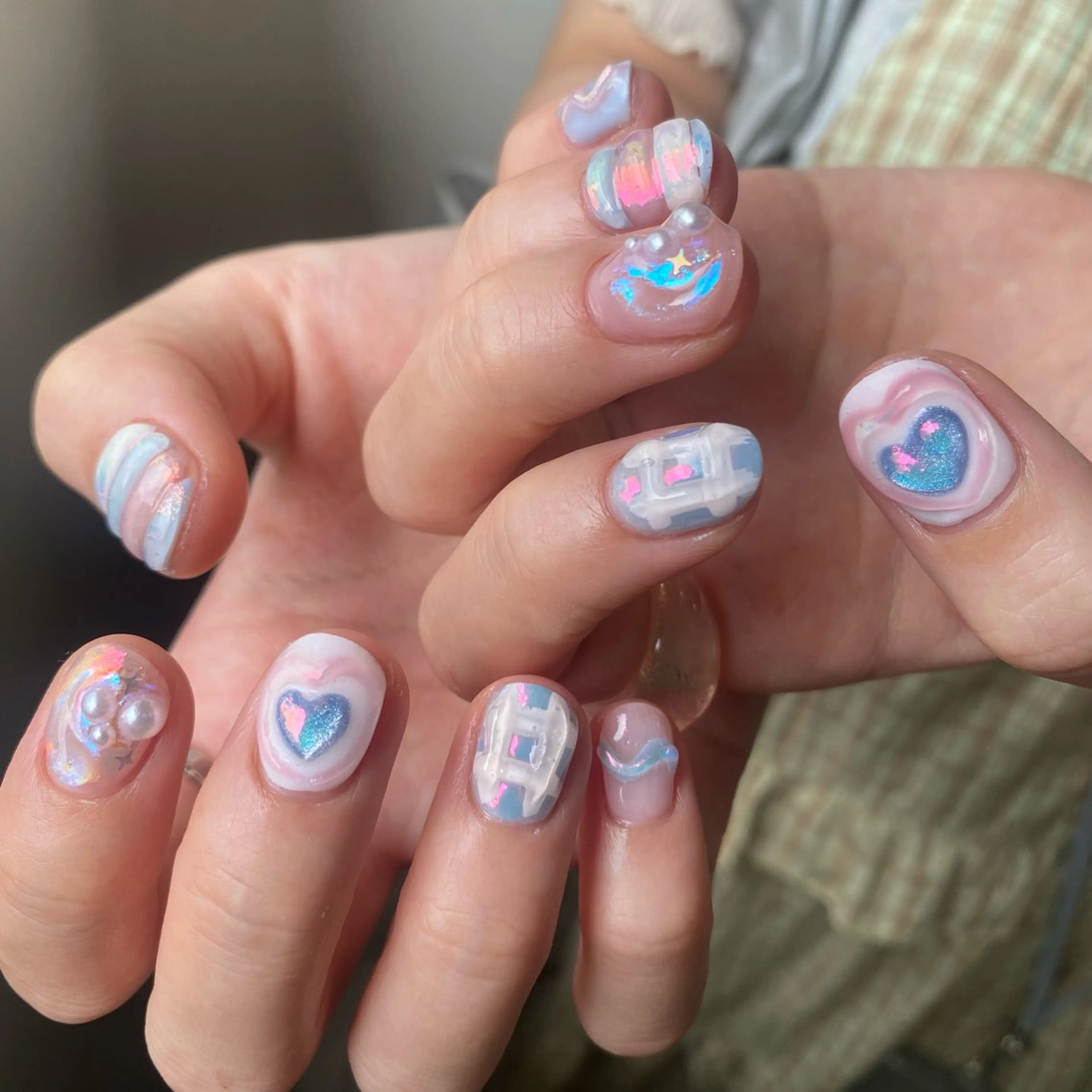 メンズ ネイル ハンドネイル ✨akari✨ 韓国、メンズネイルのネイルデザイン