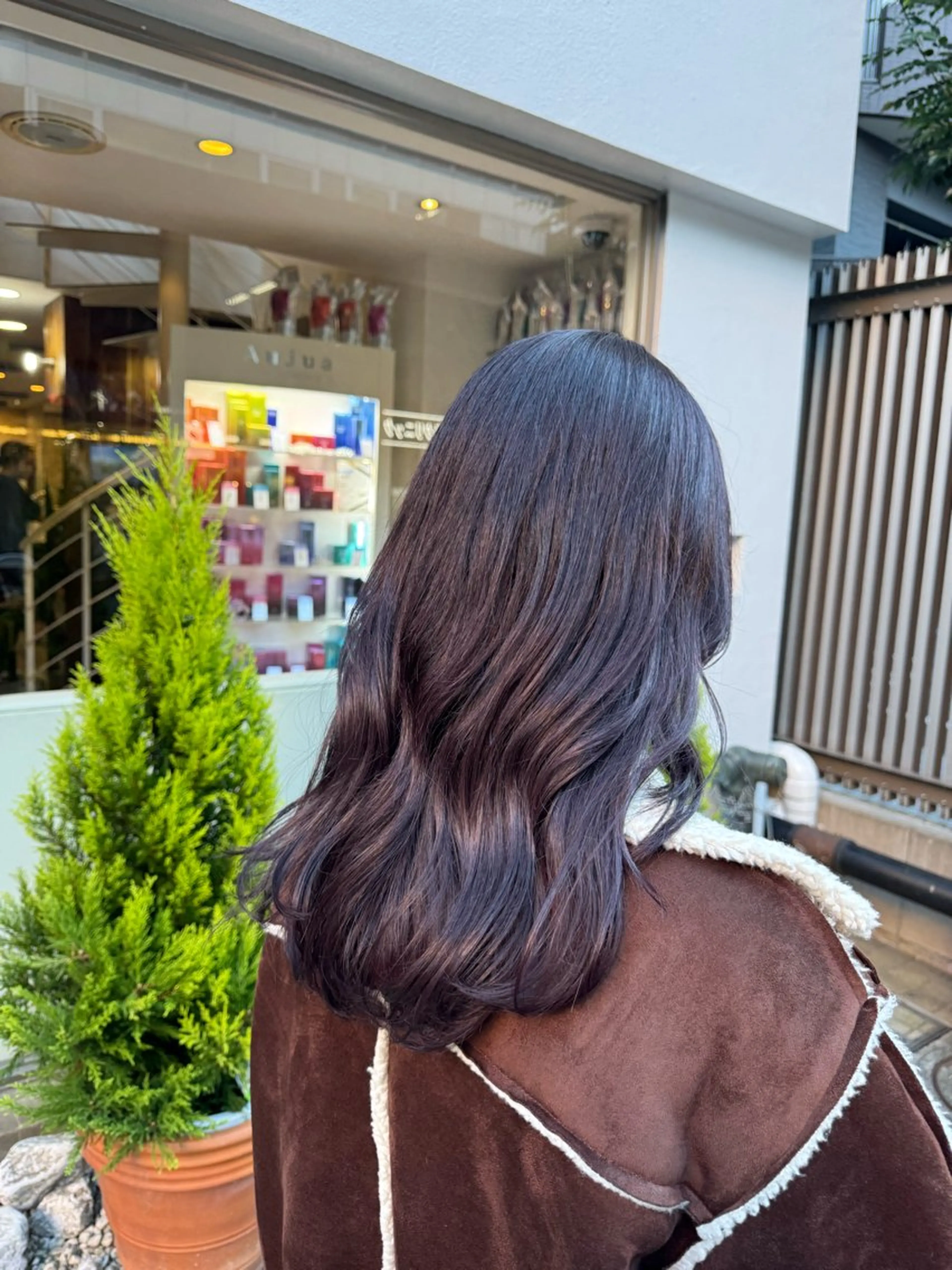 セミロング カラー ヘアカラー トリートメント 透明感カラー🌱 🍑天野琴音🍑のヘアスタイル