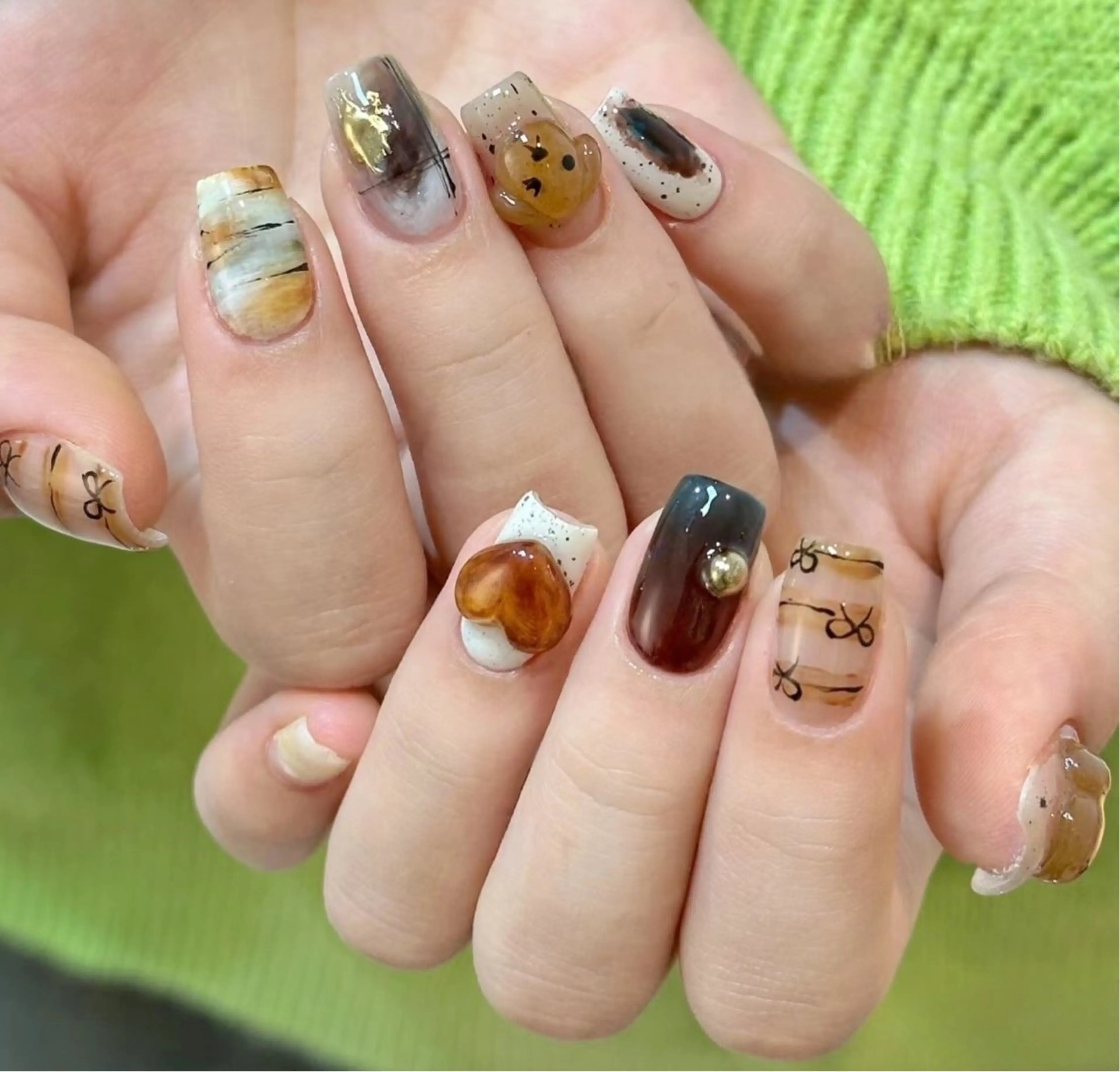 ネイル ハンドネイル BETTER ME ネイルサロン池田公園のネイルデザイン