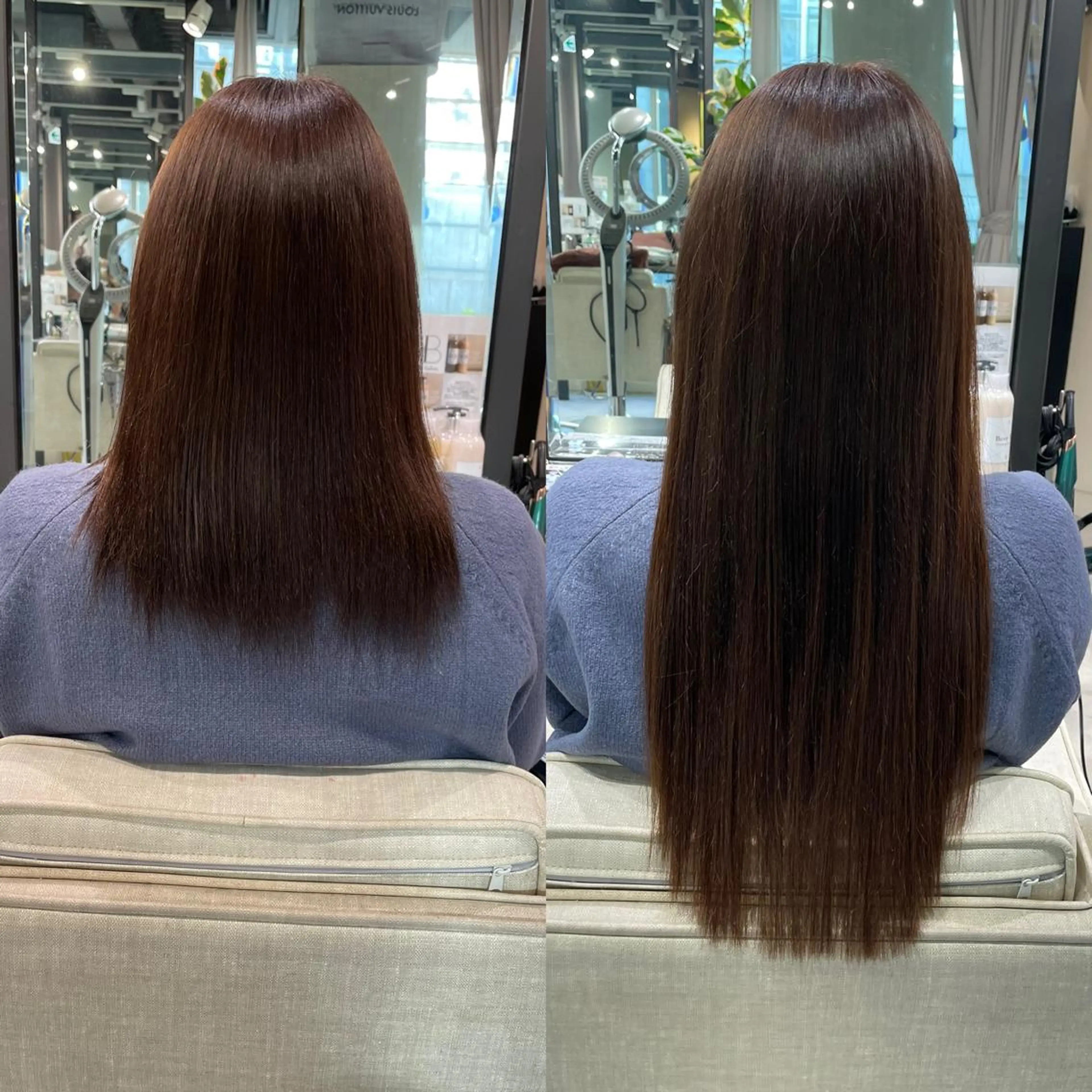 🌿高品質人毛100%シールエクステ40本(本数変更可能)🌿【カット無料★】渋谷の写真